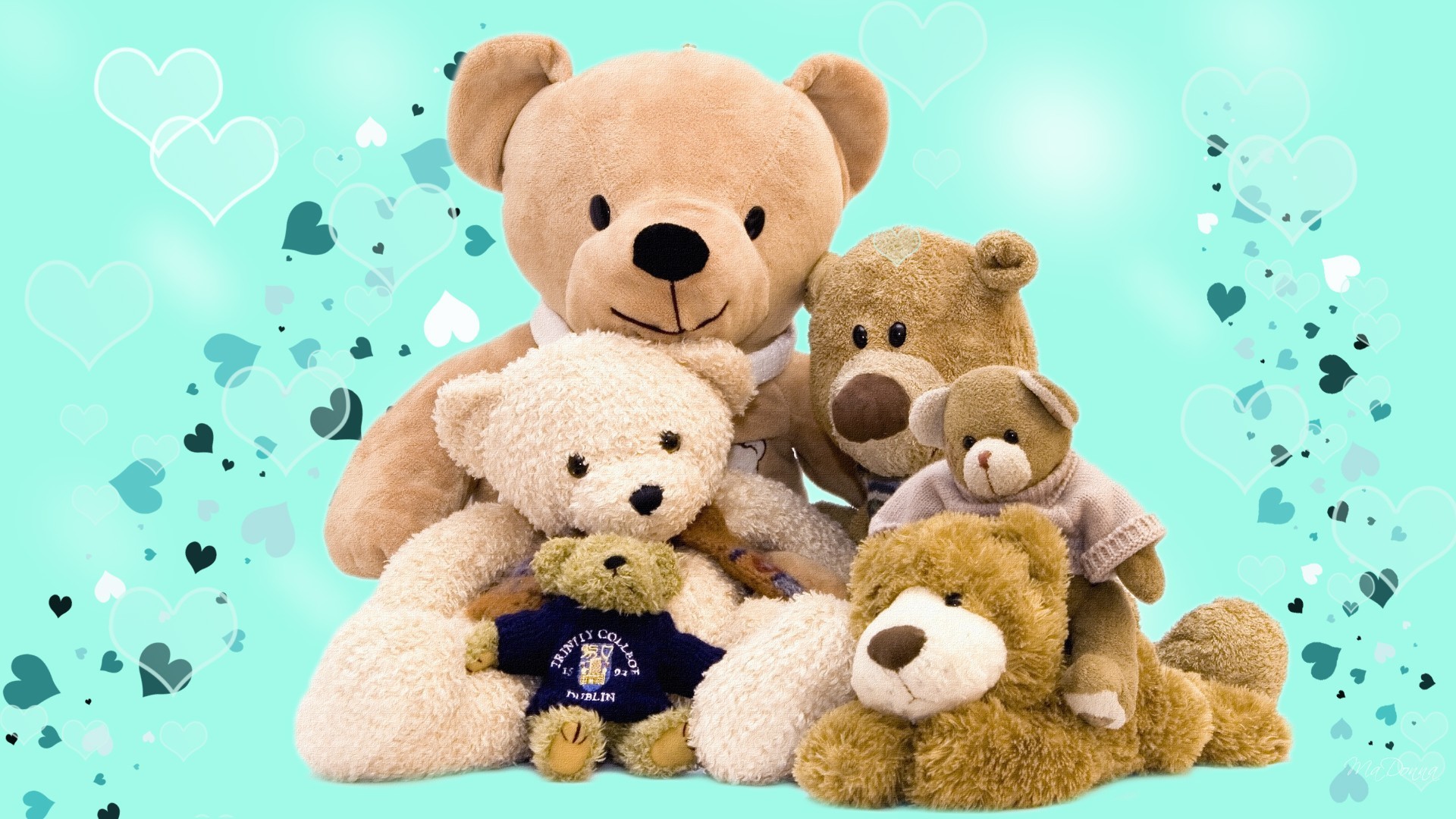 Teddy bear: Love 3D live wallpaper for Android. Teddy bear: Love 3D free  download for tablet and phone.