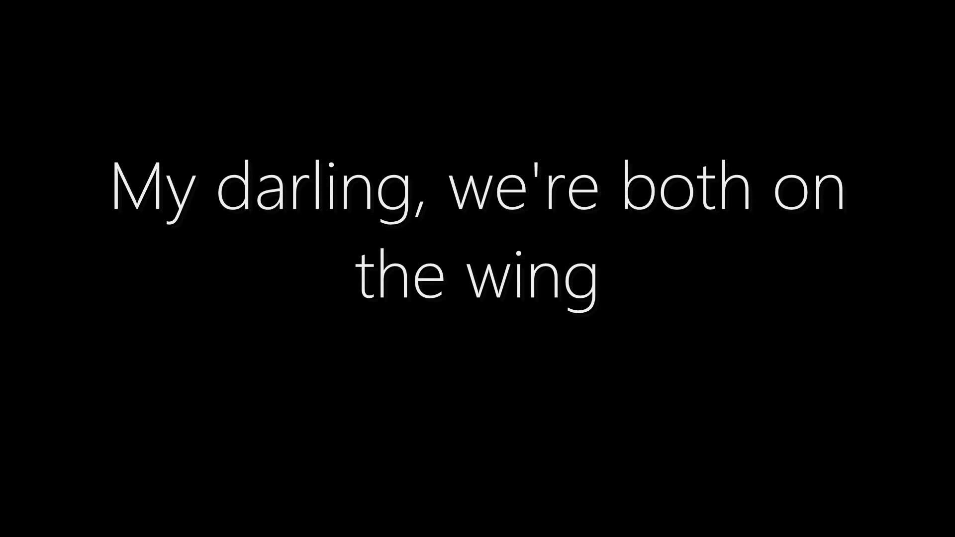 1920x1080 Owl City - On The Wing Lyrics [Full HD]