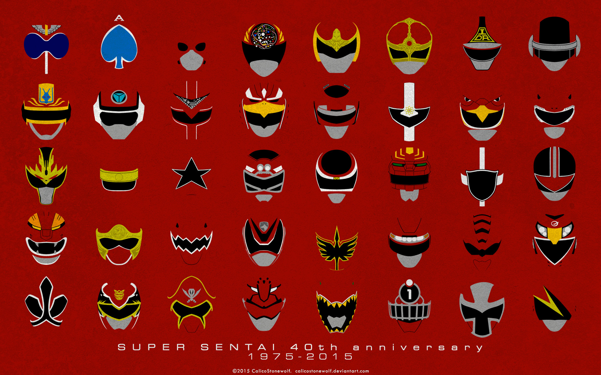 1920x1200 Super Sentai 40th Anniversary Wallpaper by CalicoStonewolf Super Sentai  40th Anniversary Wallpaper by CalicoStonewolf