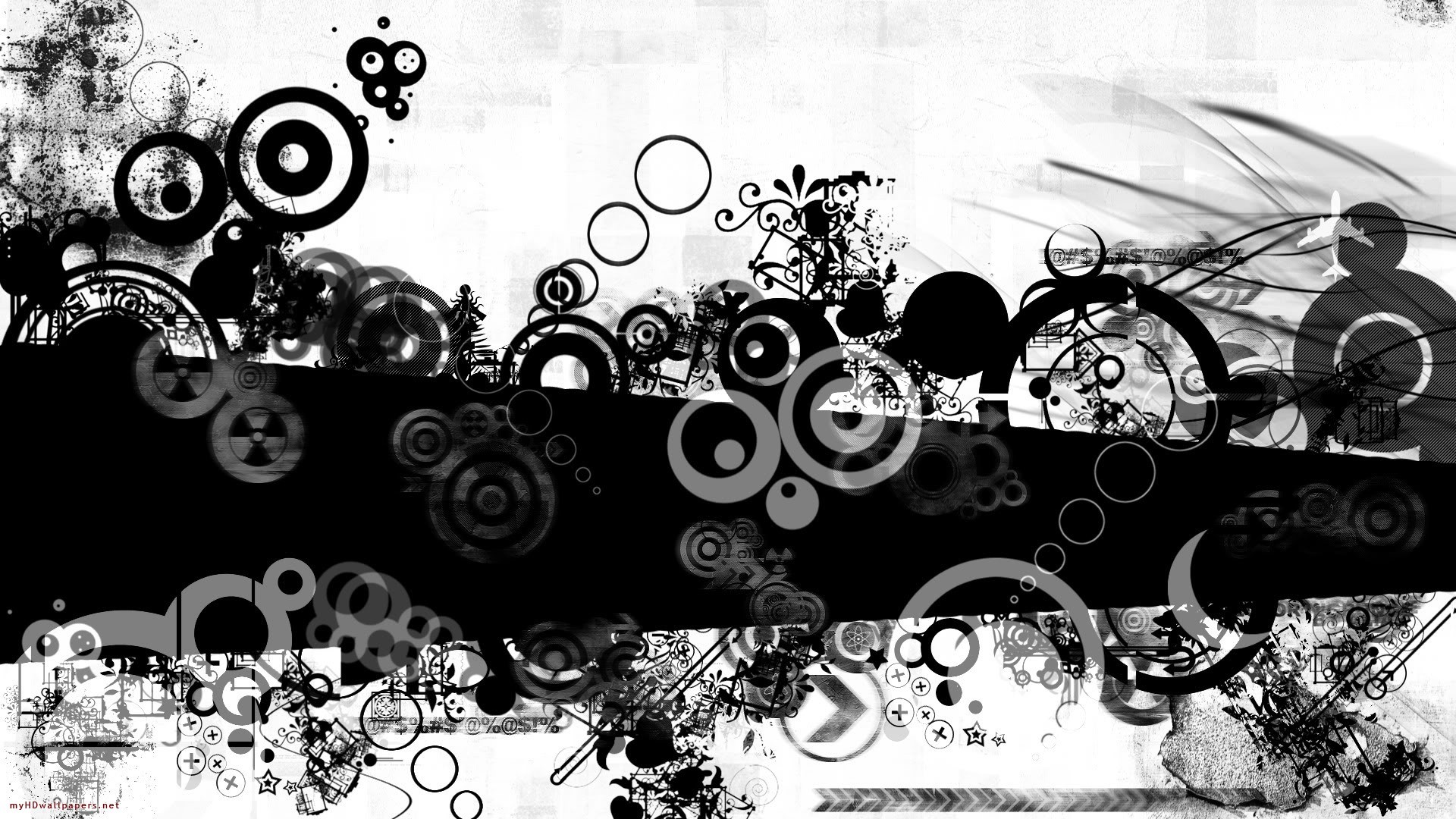 1920x1080 Abstract In Red And White Black Design Free Hd 584486 Wallpaper wallpaper