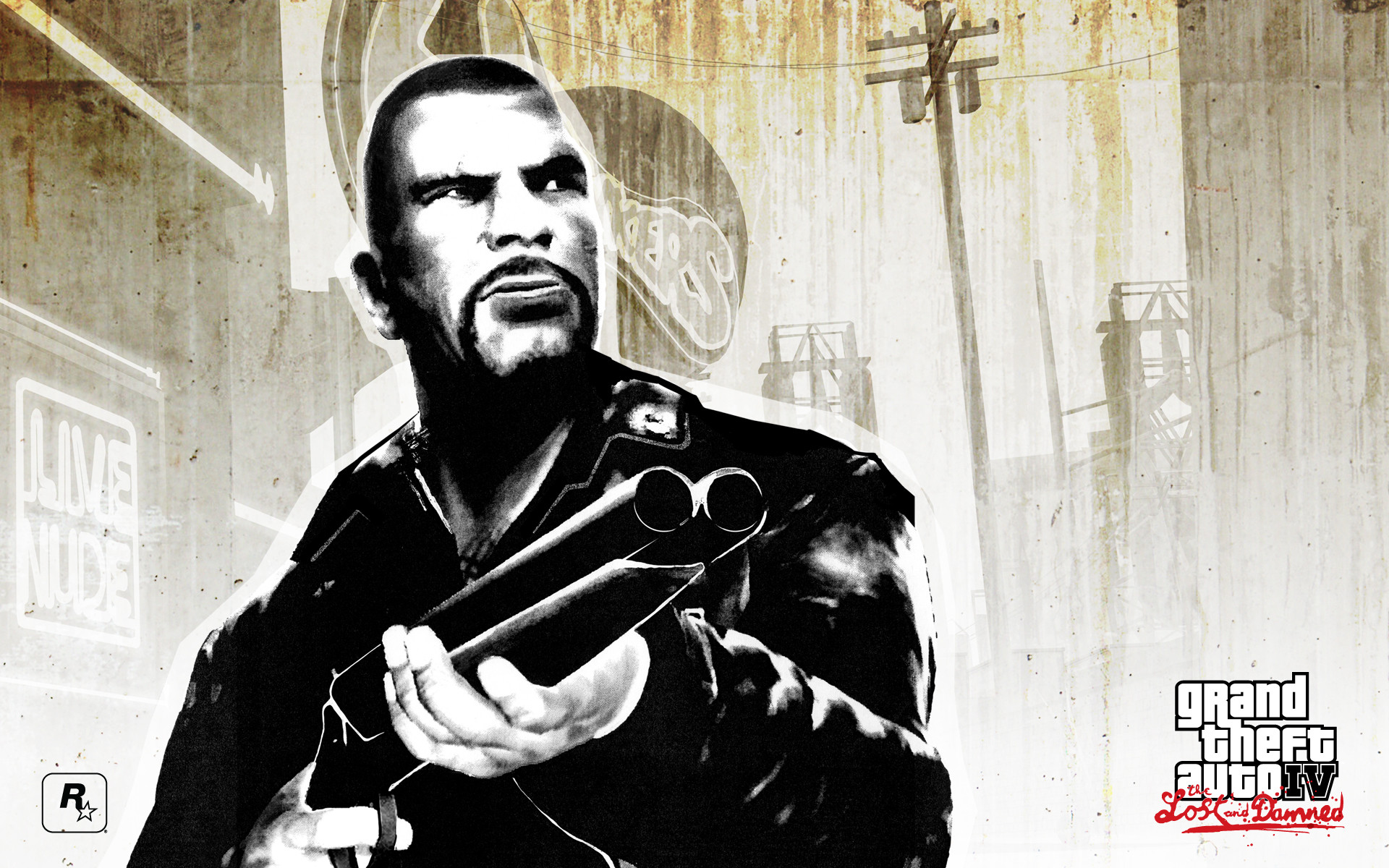 1920x1200 Game Art.Grand Theft Auto IV: The Lost and Damned
