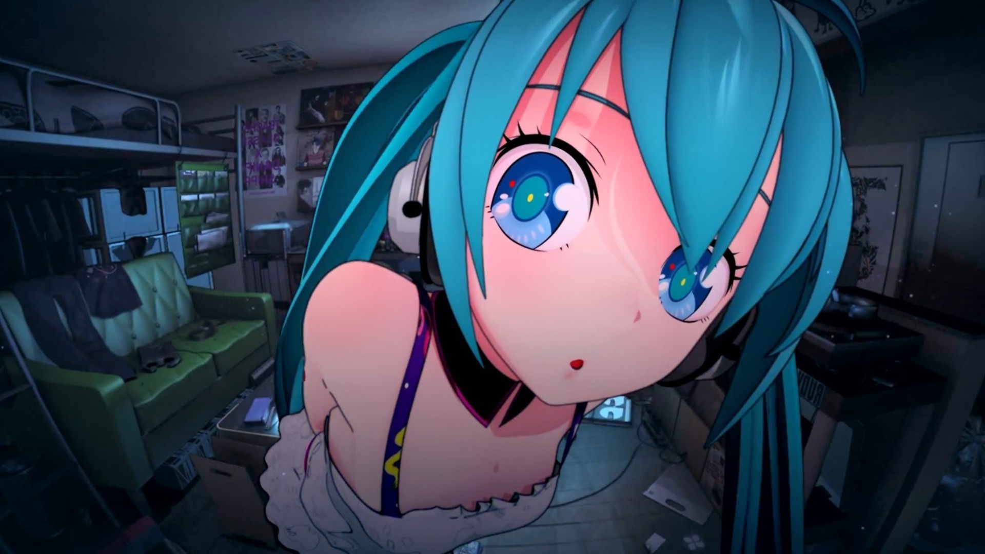 1920x1080 anime, Hatsune Miku, Vocaloid, Anime Girls Wallpapers HD / Desktop and  Mobile Backgrounds