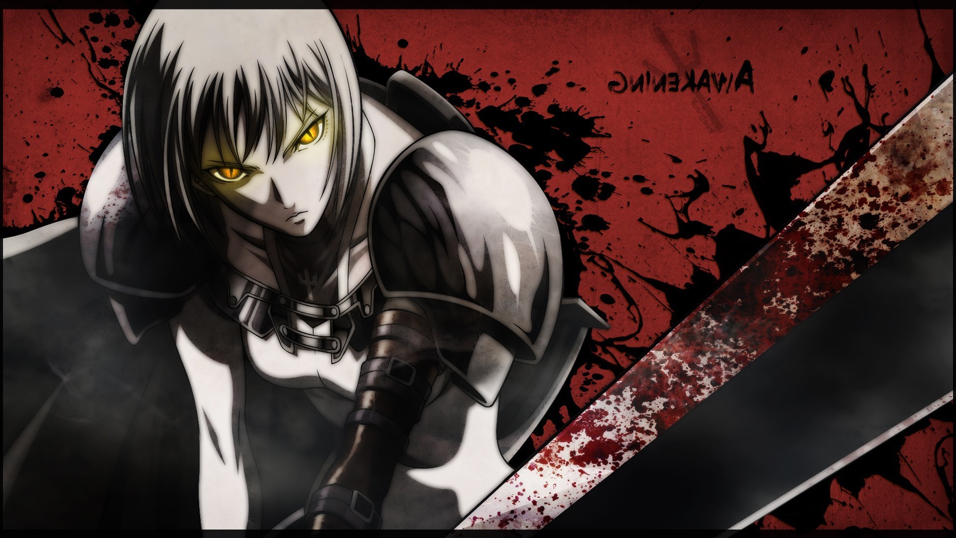 1920x1080 anime Girls, Anime, Claymore (anime), Blood, Synceed Wallpapers HD /  Desktop and Mobile Backgrounds