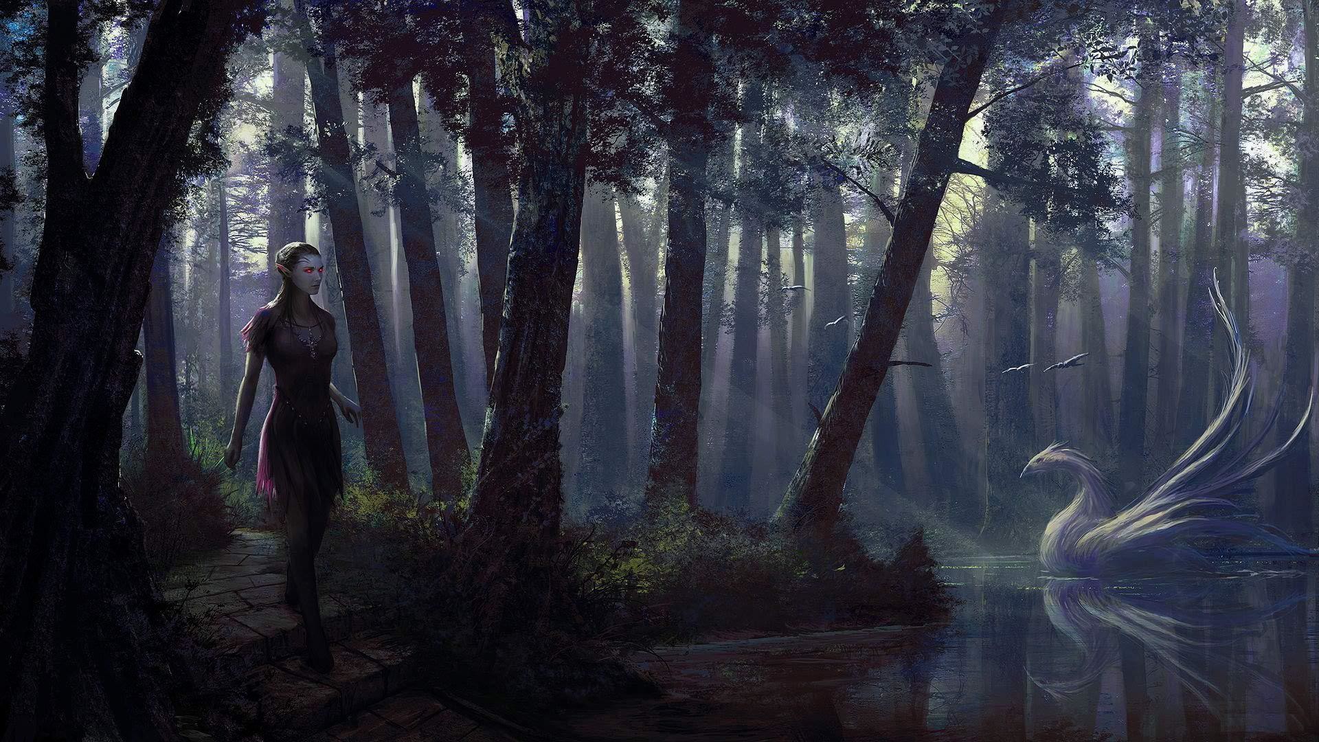 1920x1080 6. enchanted-forest-wallpaper-HD6-600x338