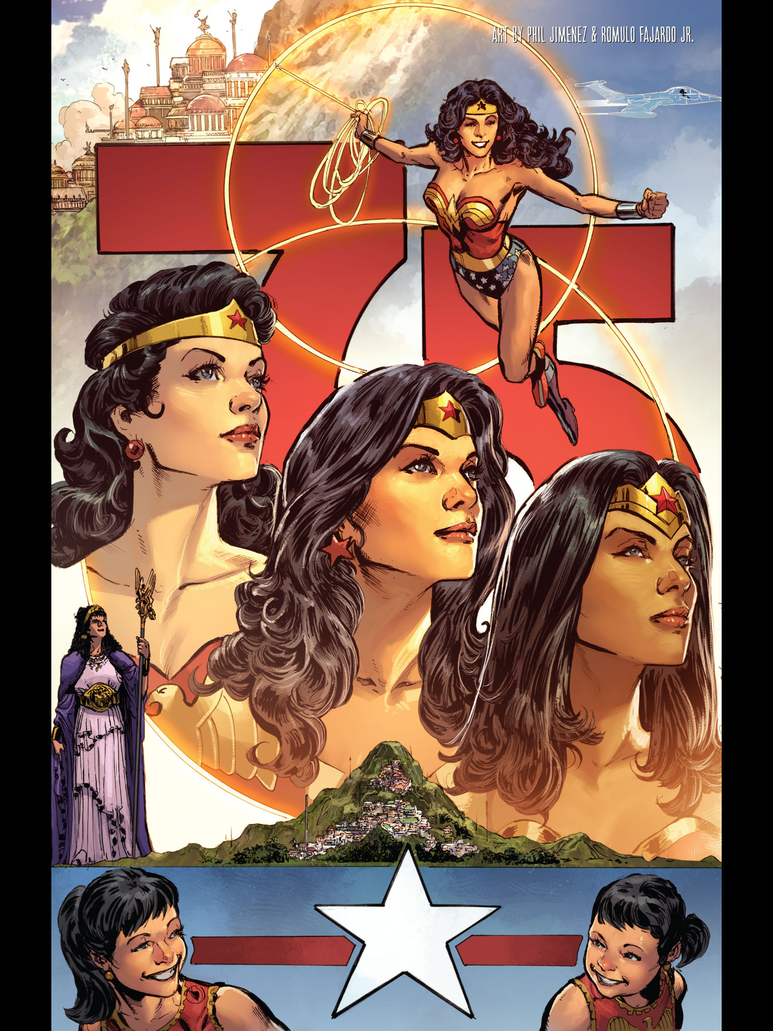 1536x2048 Wonder Woman 75th anniversary tribute by Phil Jimenez