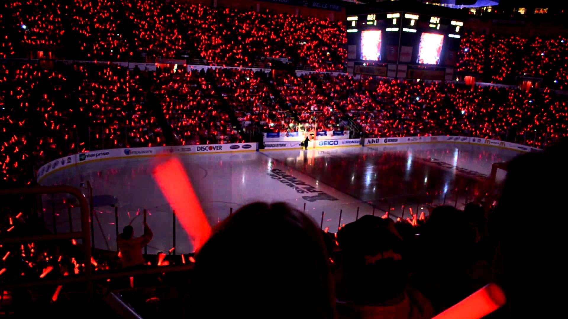 1920x1080 Detroit Red Wings Introduction Game 1 Home Game 1 2012 Playoffs .