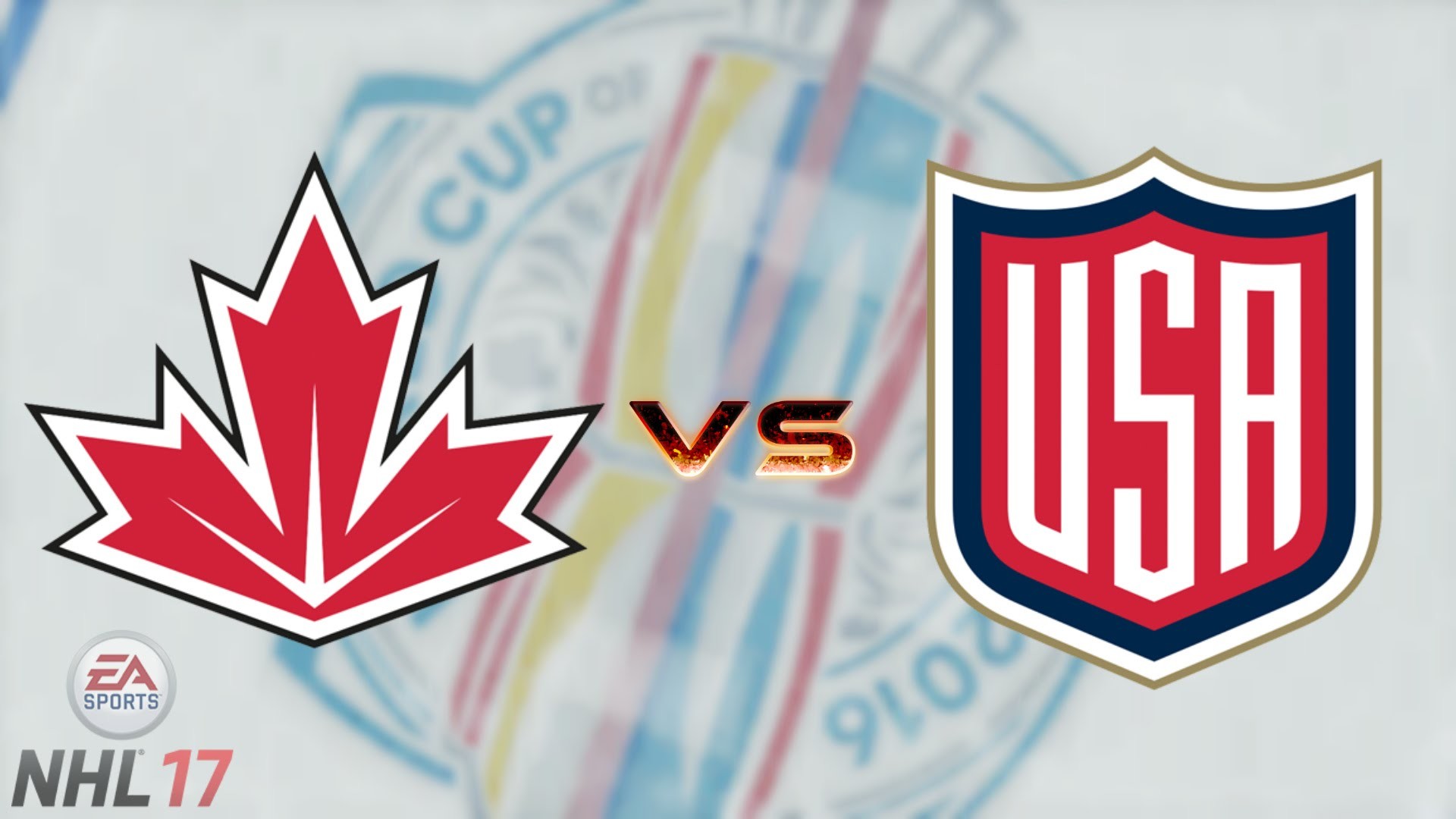 1920x1080 (Canada vs USA) NHL 17 World Cup of Hockey