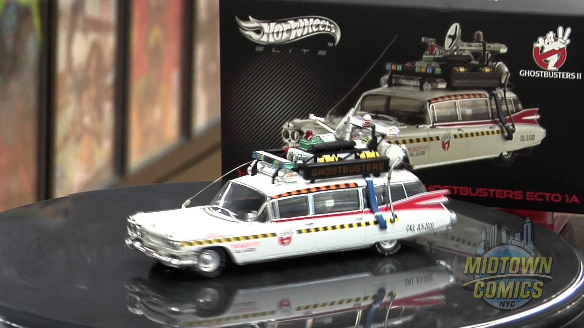 1920x1080 Hot Wheels Cult Classics Ghostbusters 1/43 Scale Ecto-1A Die-Cast Unboxing  - YouTube