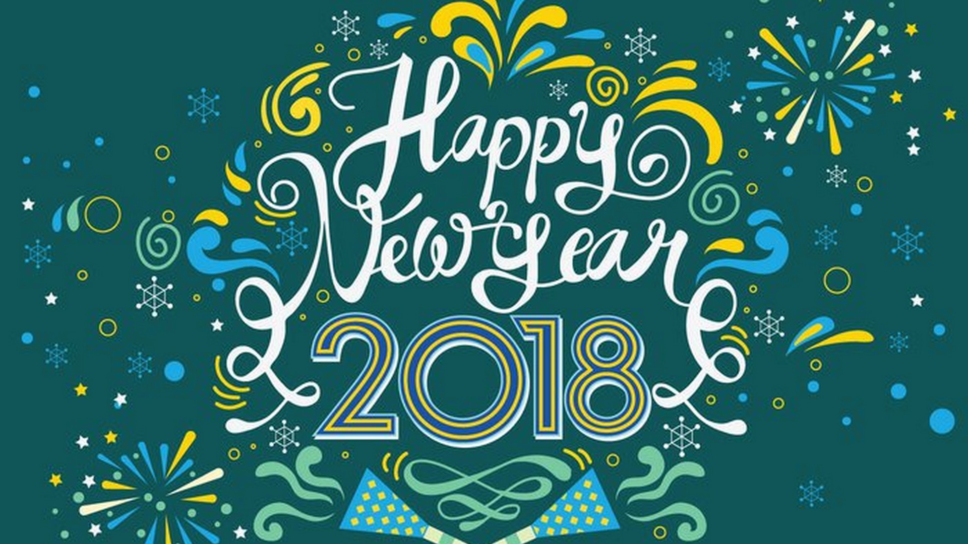 1920x1080 Happy New Year 2018 Wallpaper