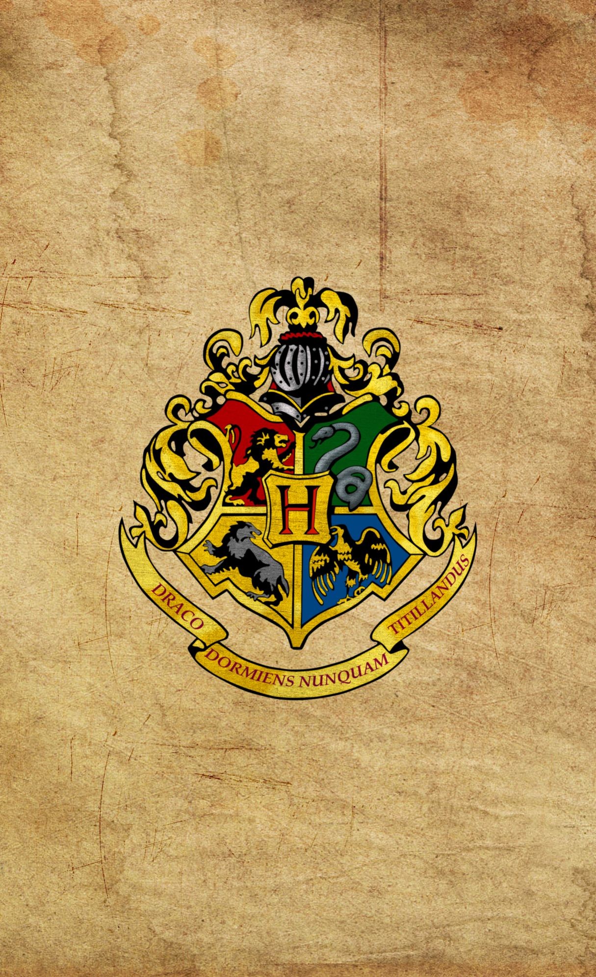 1215x1991 Hogwarts Logo Wallpaper