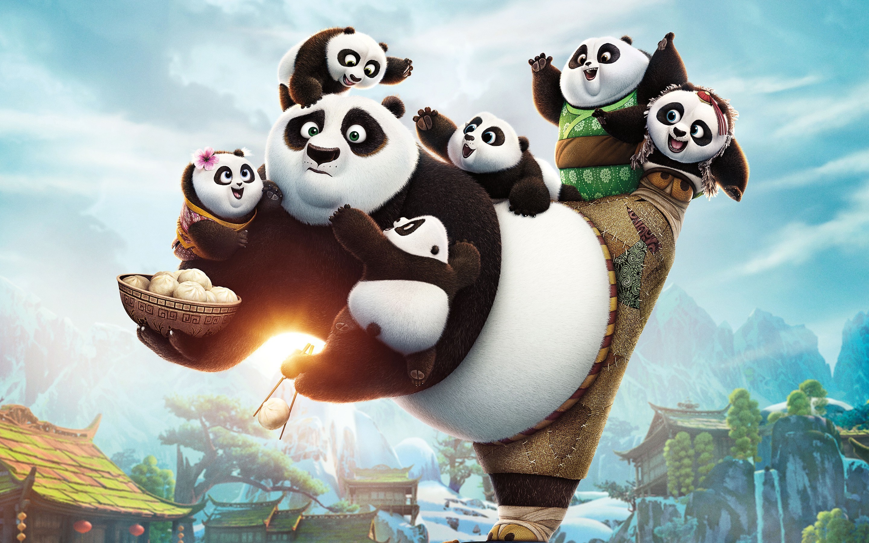 2880x1800 kung Fu Panda 3, Movies, Artwork Wallpapers HD / Desktop and Mobile  Backgrounds