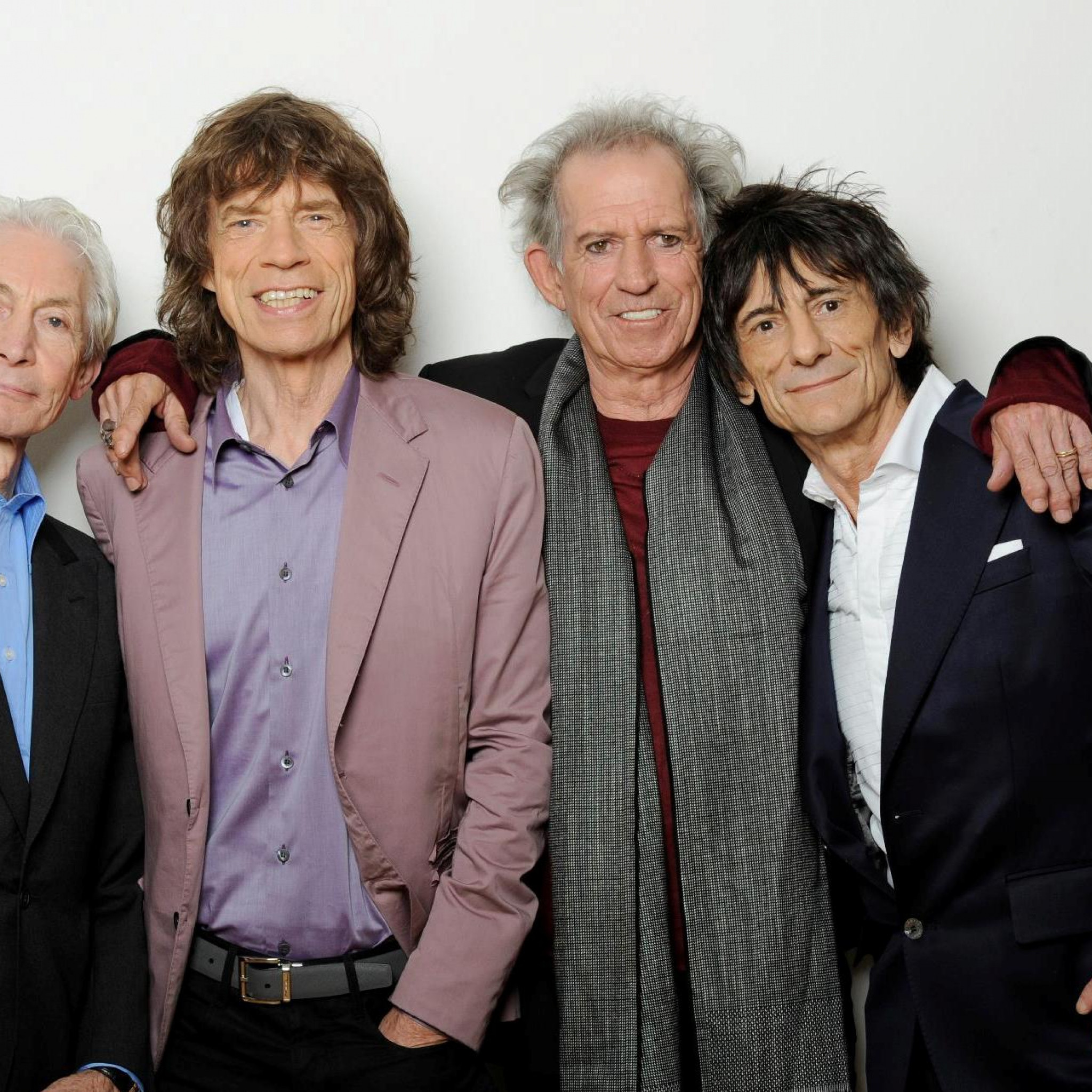 2048x2048  Wallpaper the rolling stones, rock band, mick jagger, keith  richards, charlie