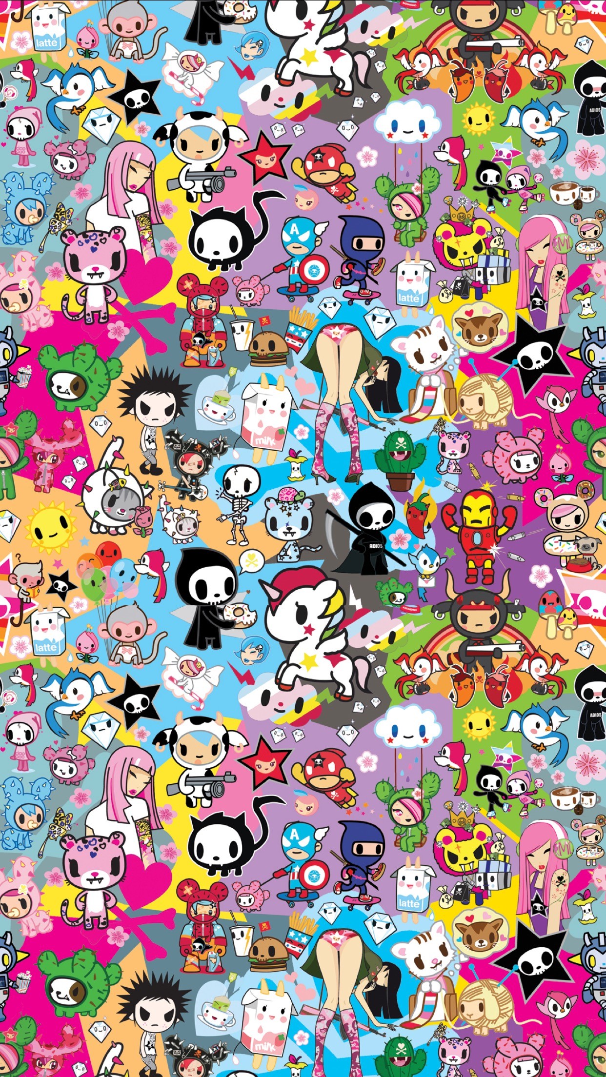 1242x2208 Toki Doki, Cartoon Faces, Drawing Cartoons, Iphone Wallpapers, Unicorn,  Doodles, Unicorns, Comic Strips, Iphone Backgrounds