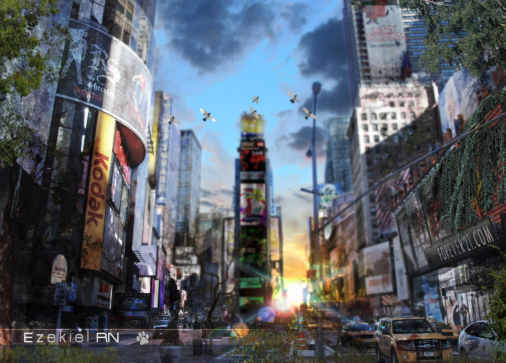 2024x1452 ... New-York-Apocalypse-Wallpaper by Ezekiel-RN