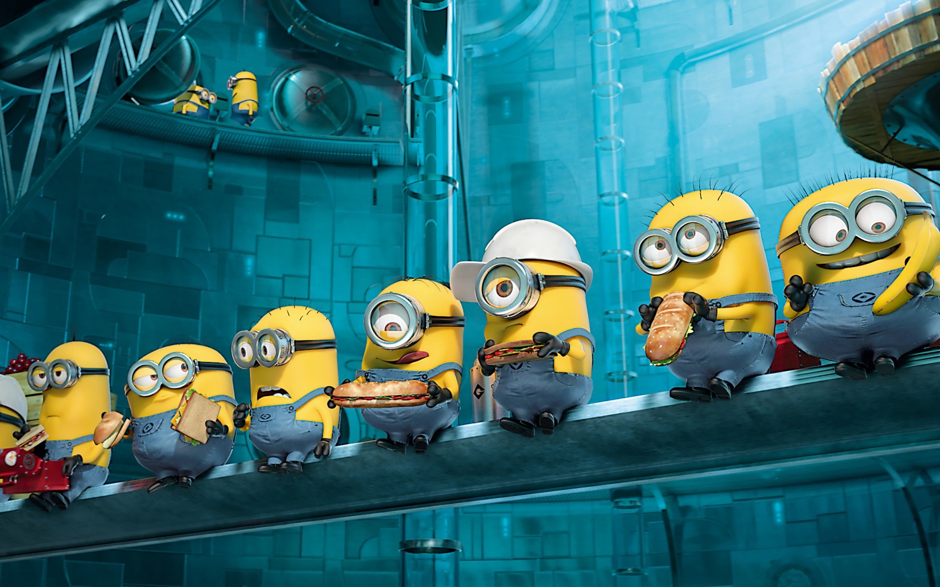 1920x1200 Paradise Minions Despicable Me 2 Wallpapers