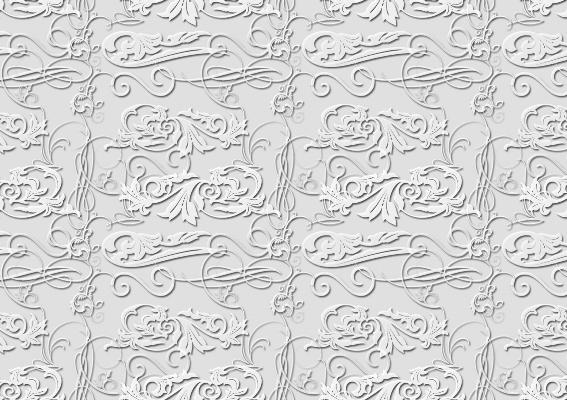 1920x1355 Floral Swirly Background In Grey