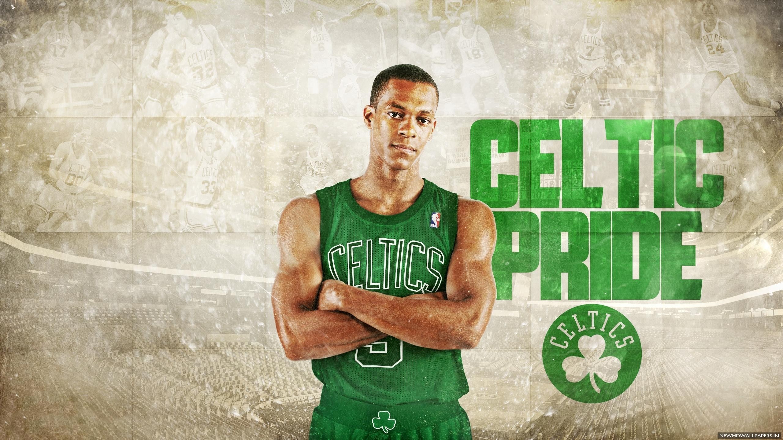 2560x1440 Rajon Rondo Basketball Boston Celtics NBA Wallpaper