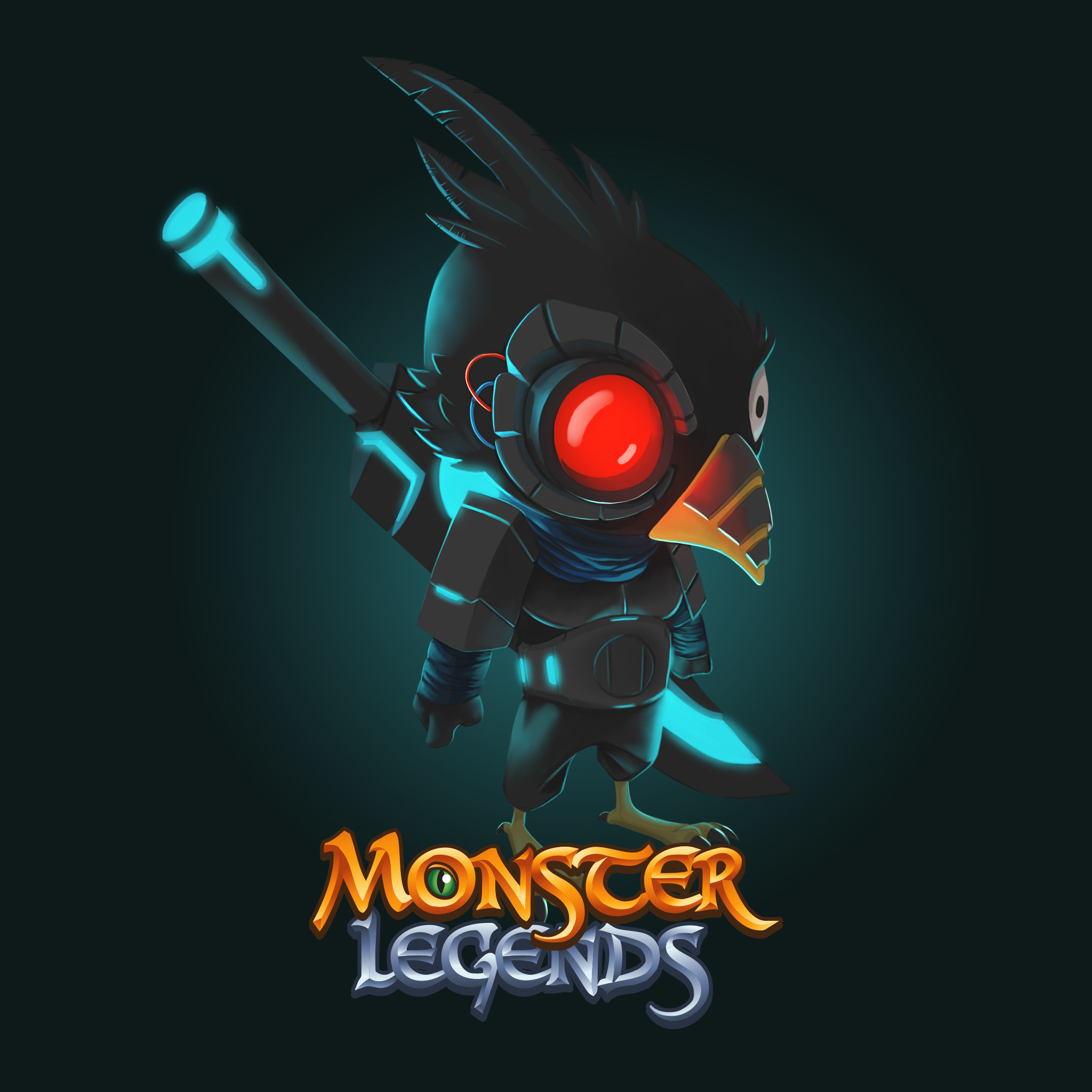2048x2048 Monster Legends Android, iPhone, iPad Wallpaper