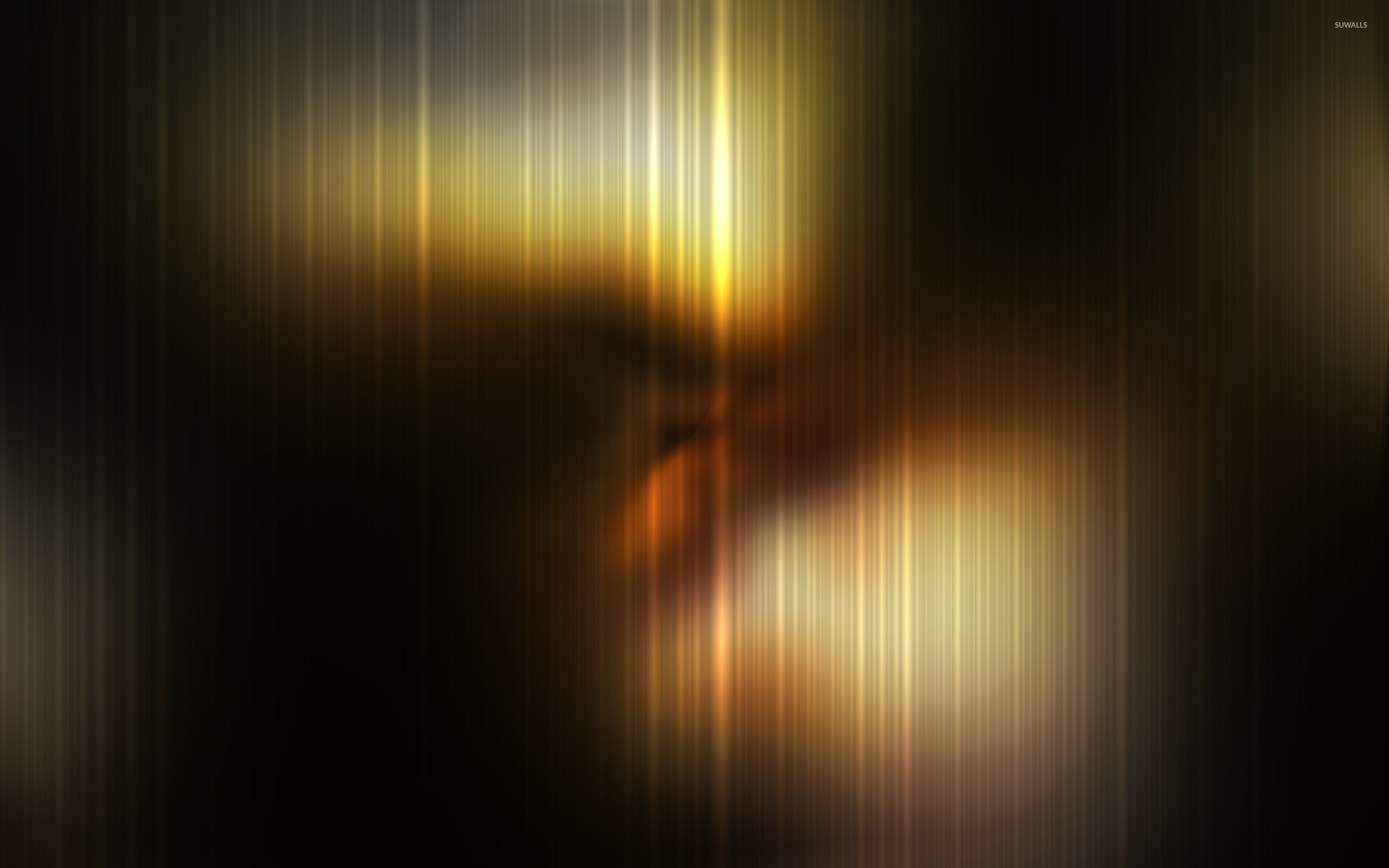 2560x1600 Golden blurry stripes wallpaper