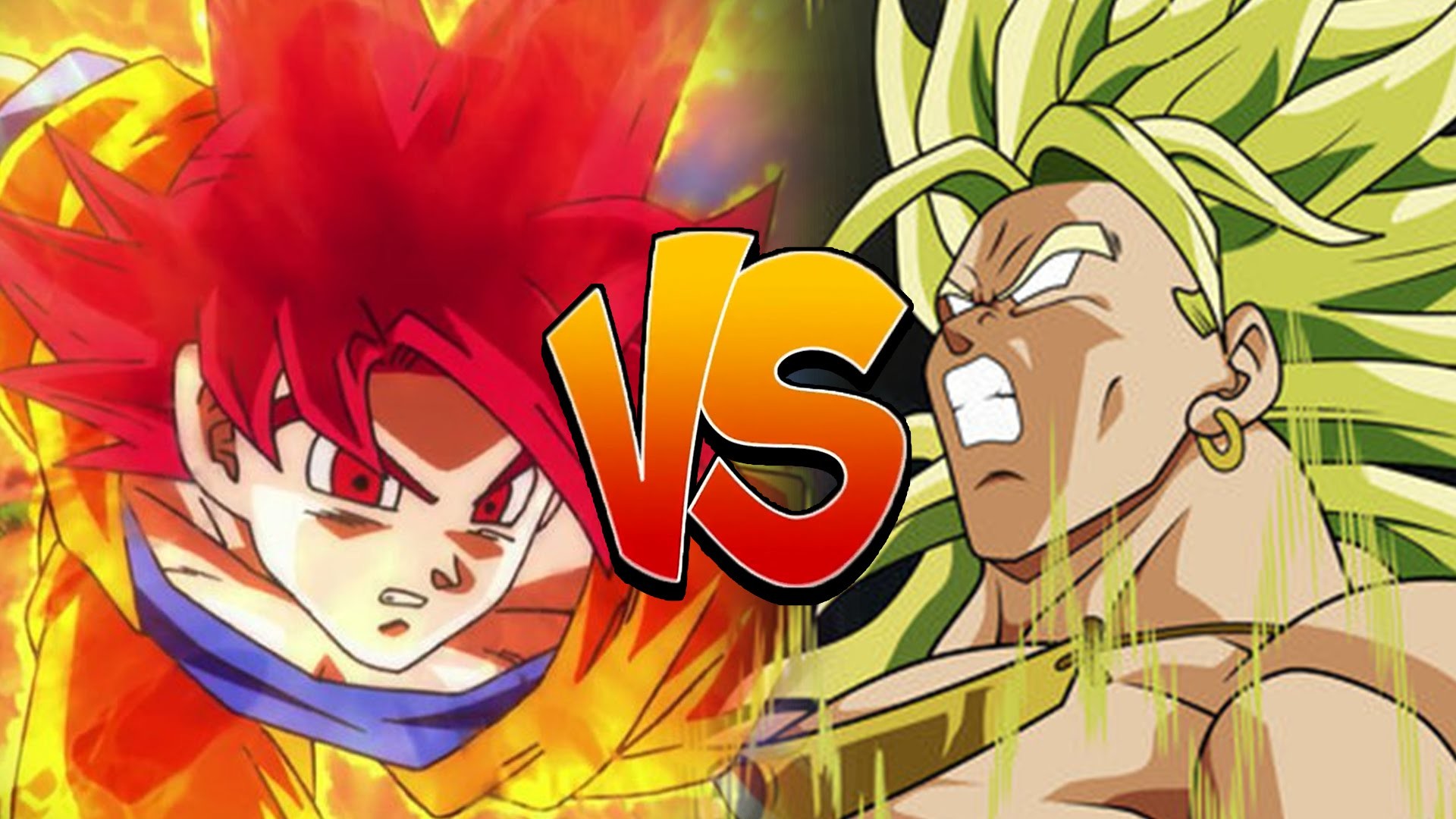 1920x1080 Super Saiyan God Goku Vs Legendary Super Saiyan Broly - Dragon Ball Z  Battle of Z - YouTube