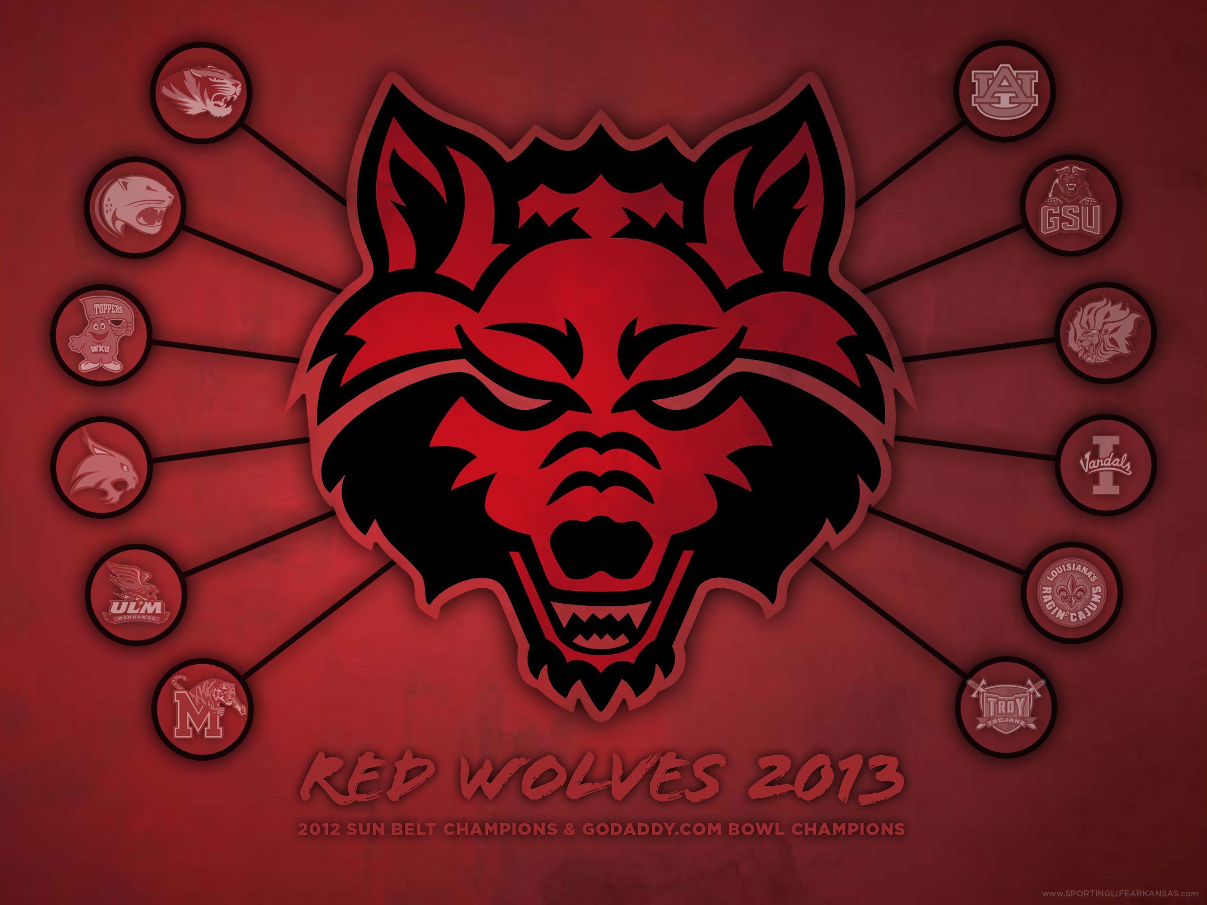 2400x1800 ... Free Red Wolves Wallpaper for 2013