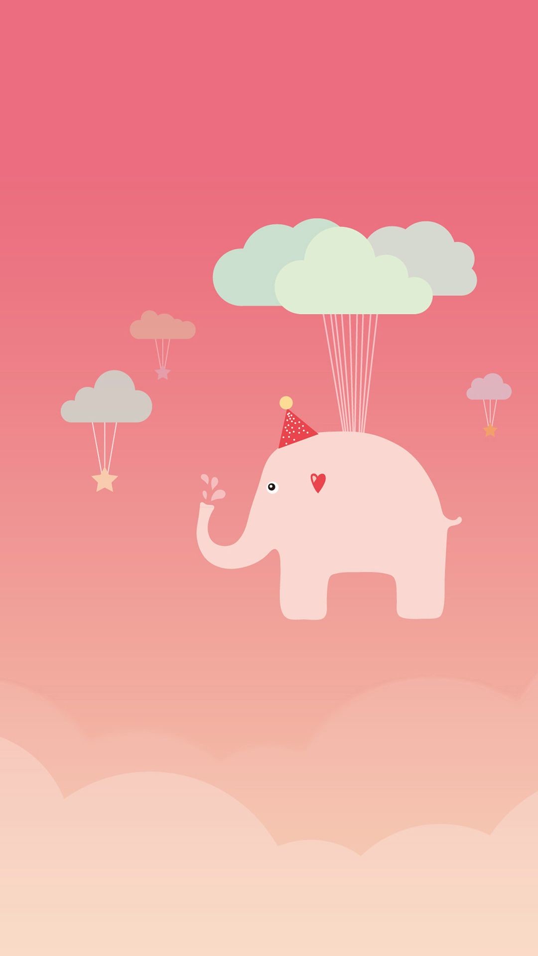 1080x1920 Cute Elephant iPhone 6 Wallpaper Download