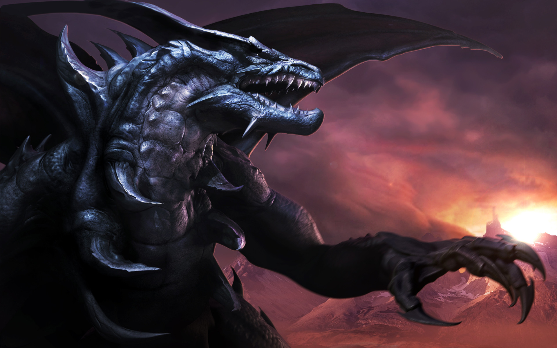 1920x1200 Black Dragon Cool Backgrounds Wallpapers | Gaming | Pinterest .