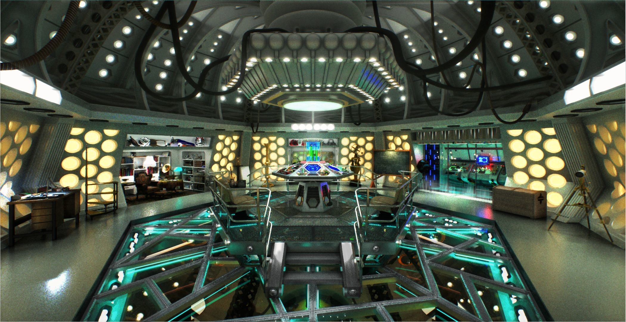 2100x1080 TARDIS 2015 Interior custom | Rob's 3D Doctor Who site! | Doctor Who |  Pinterest | Tardis and Halo reach