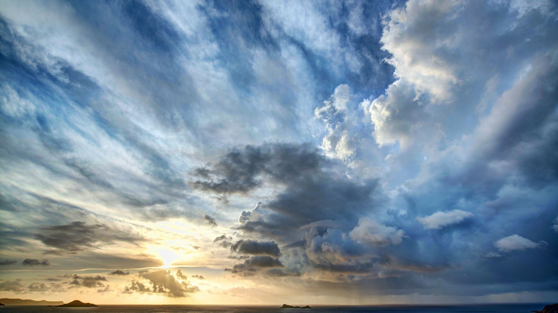 1920x1080 Stormy sky above the sea HD Wallpaper  Stormy ...