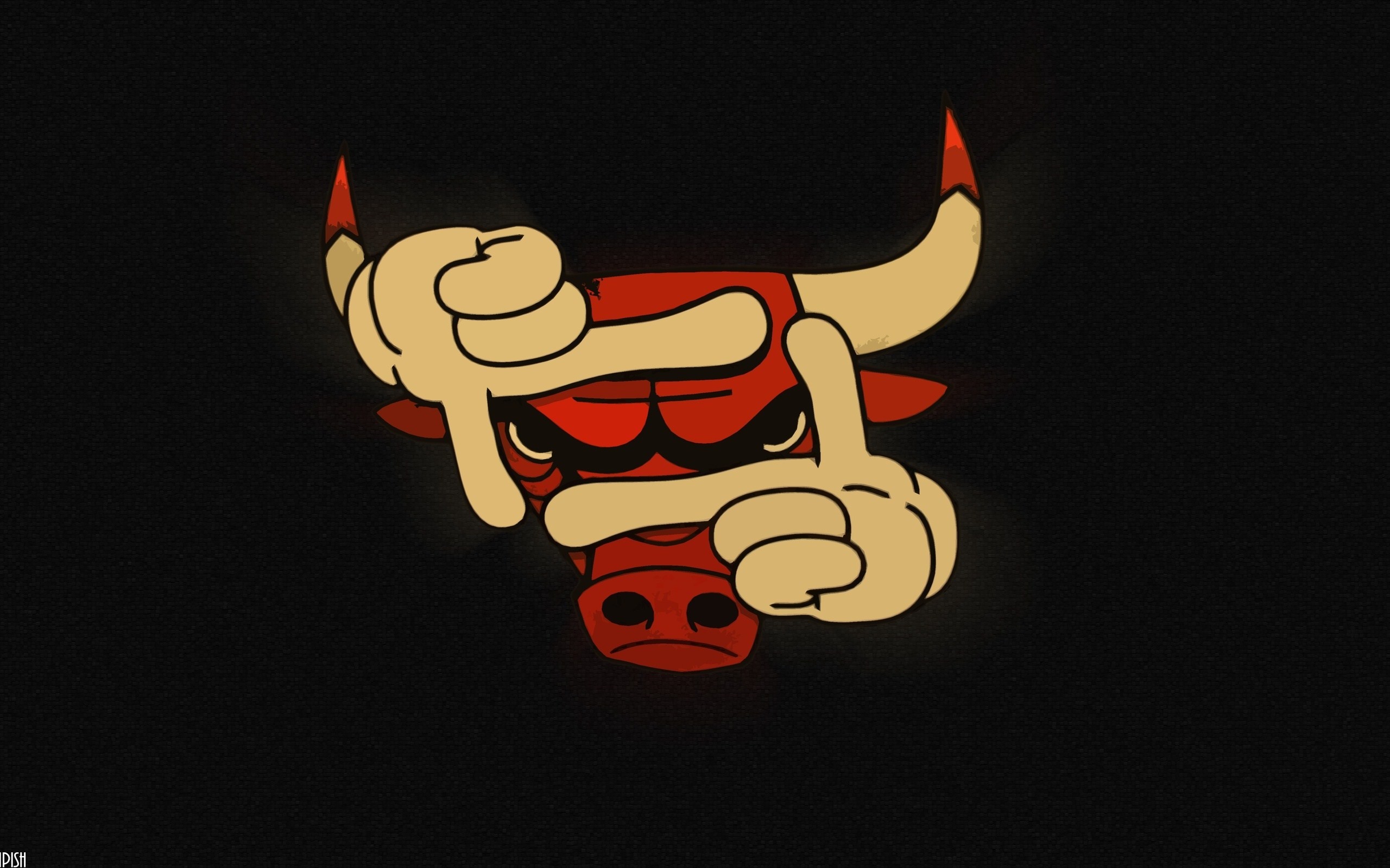 2560x1600 Chicago-Bulls-Logo-Background
