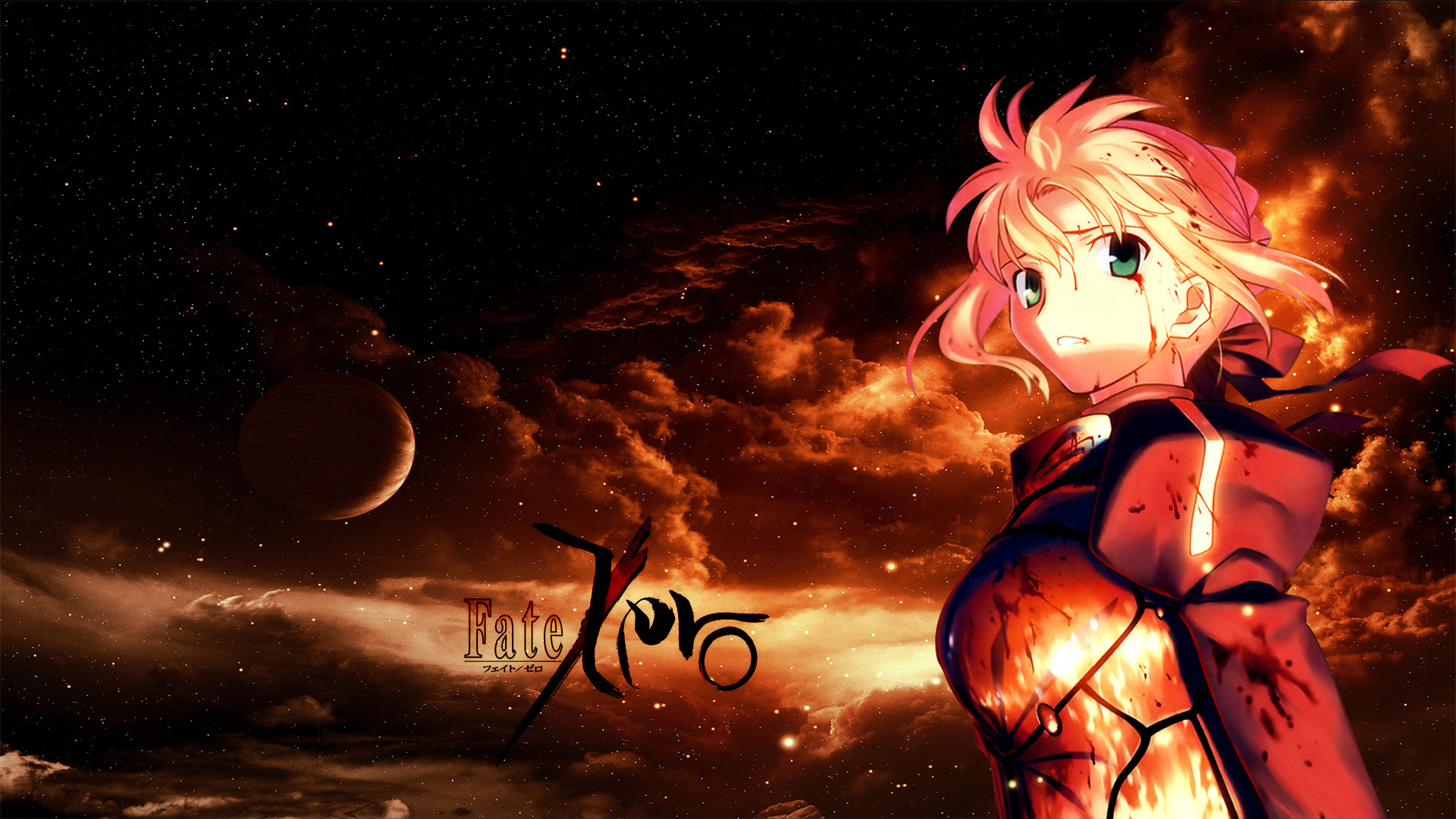 1920x1080 saber from fate zero anime