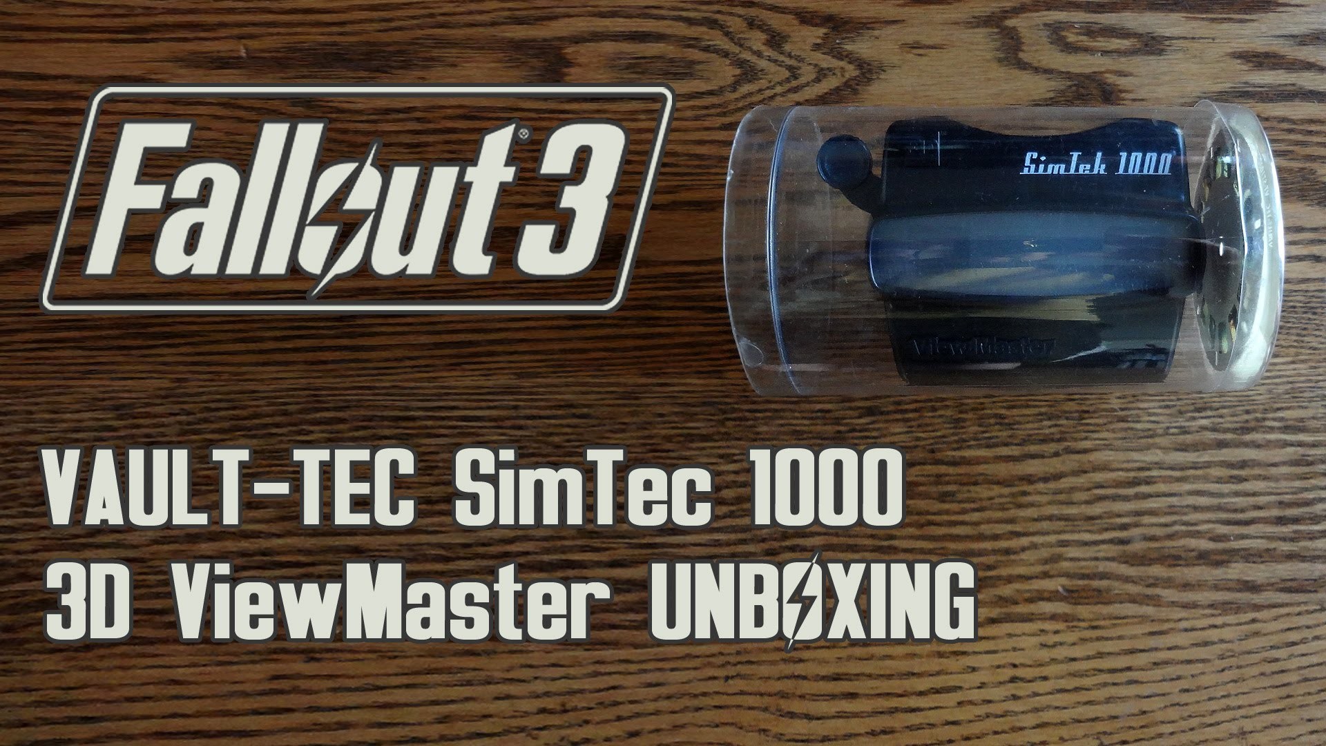 1920x1080 Fallout 3 VAULT-TEC SimTek 1000 3D ViewMaster from E3 2008 Unboxing &  Review - HD 1080p
