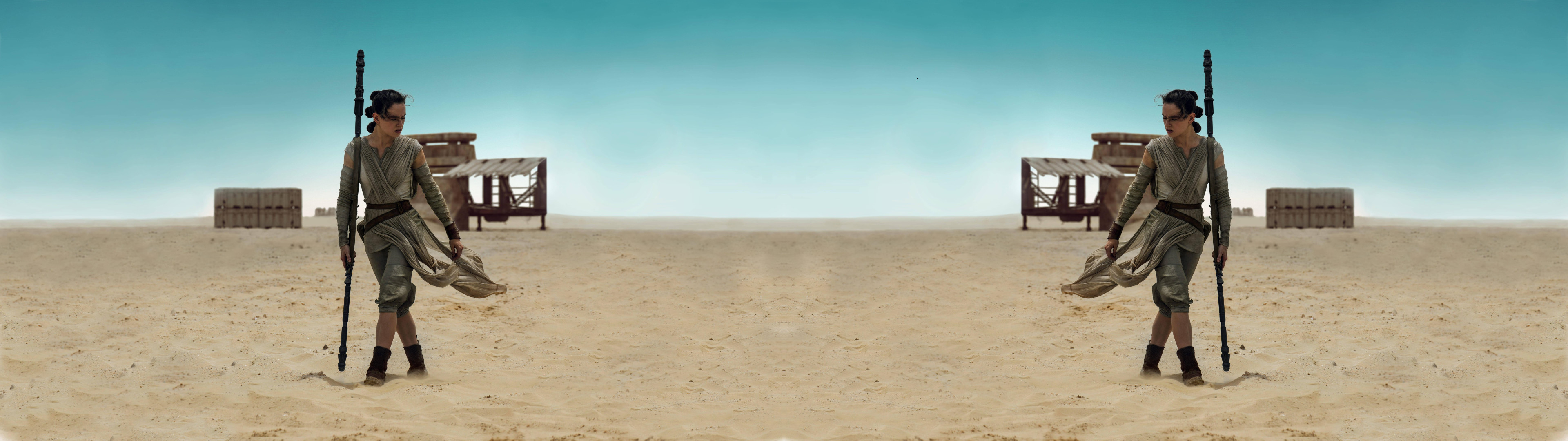 3840x1080 [] Simple Rey & Reflection