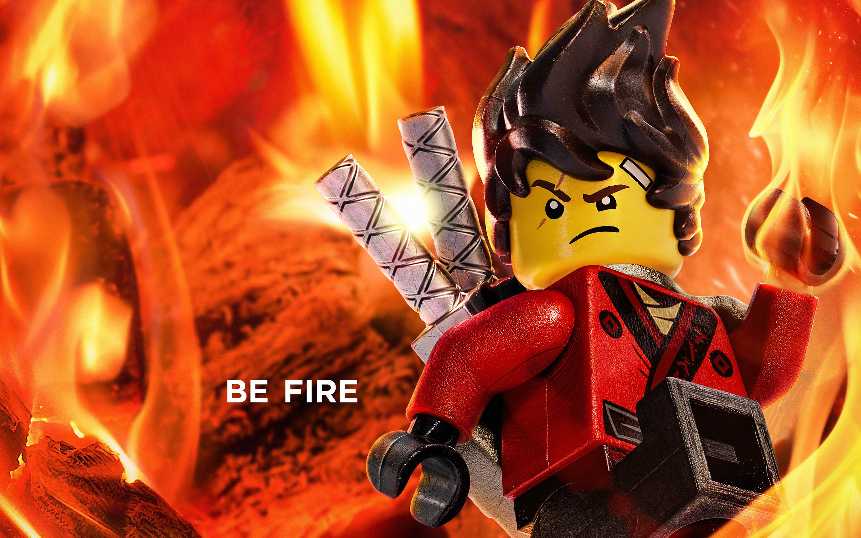 2880x1800 Kai Be Fire The Lego Ninjago Movie 2017