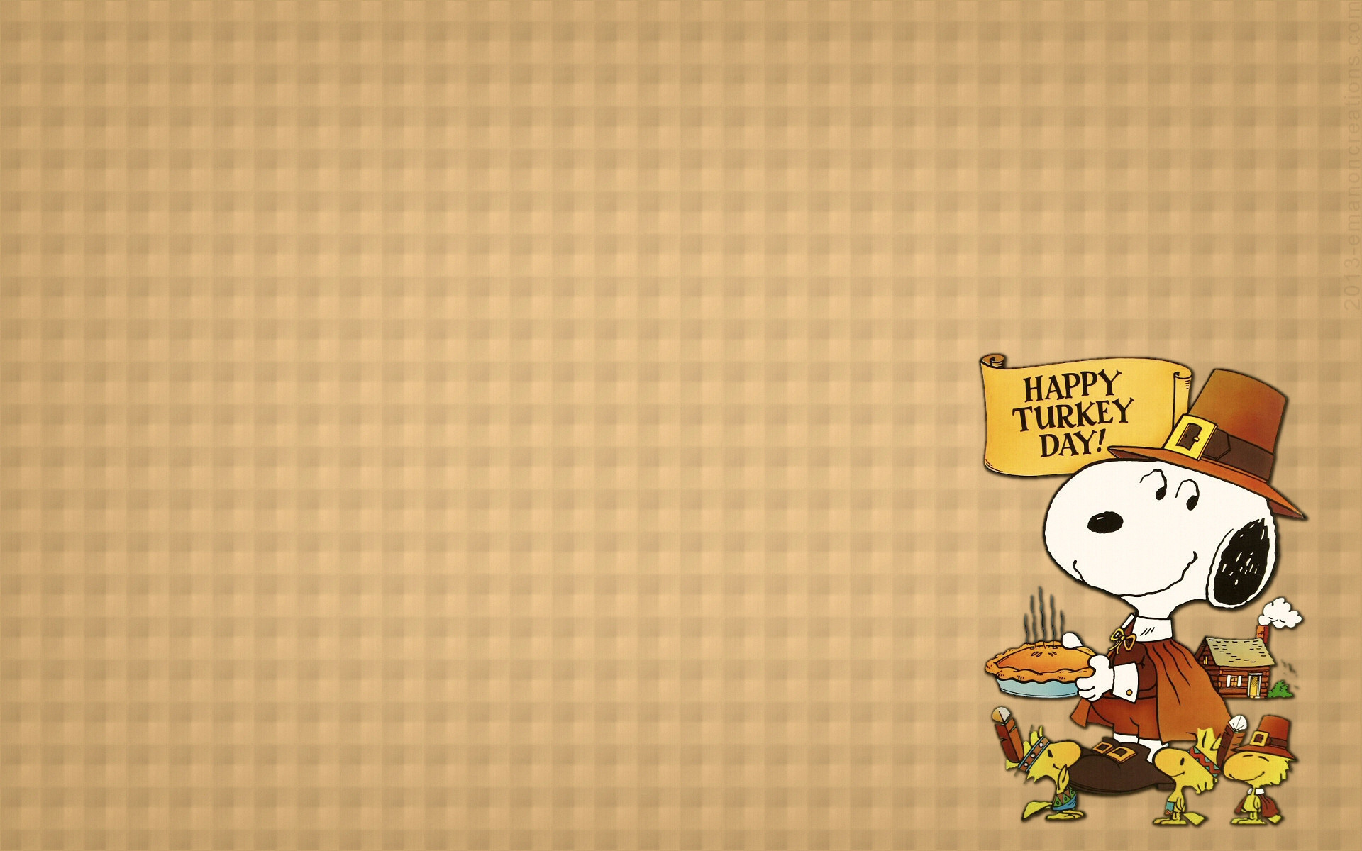 1920x1200 Res: 1920x1080, Snoopy Thanksgiving Wallpapers ...