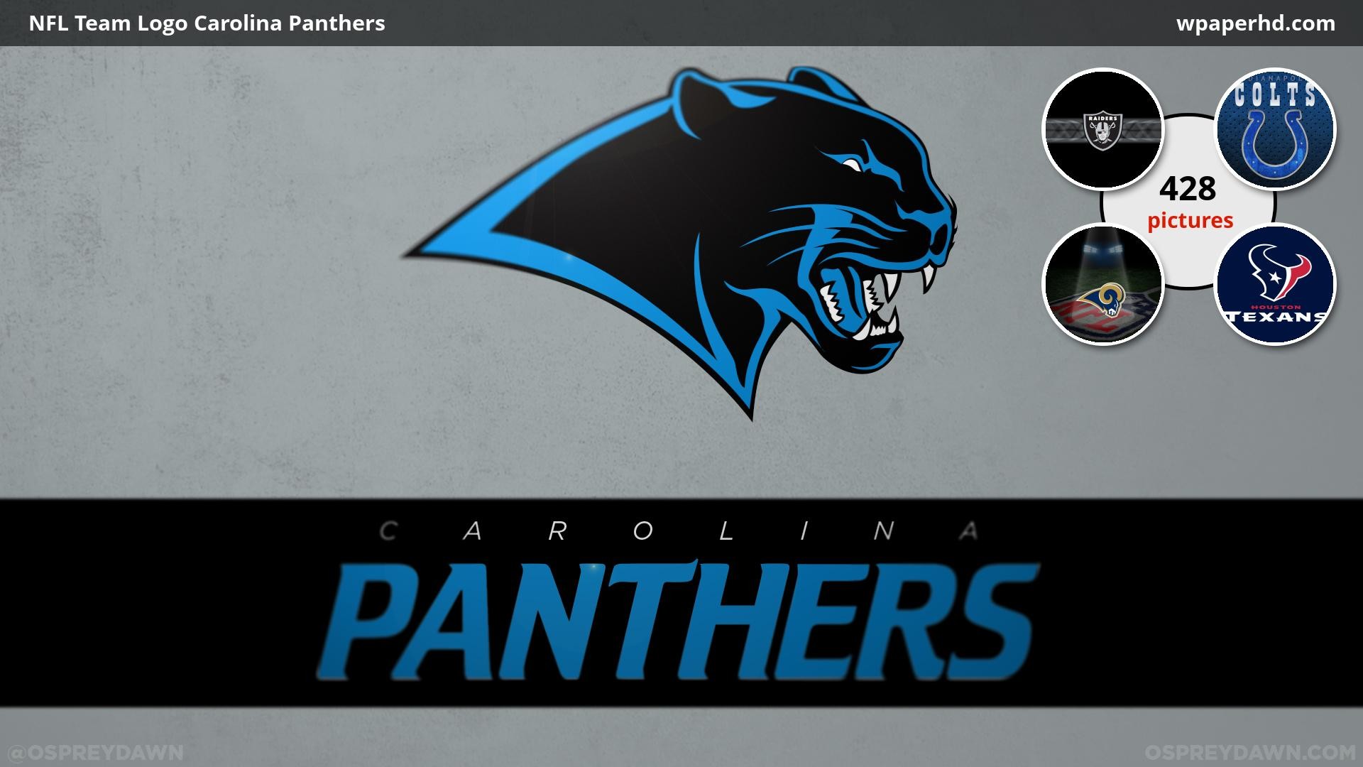 1920x1080 NFL Team Logo Carolina Panthers Wallpaper