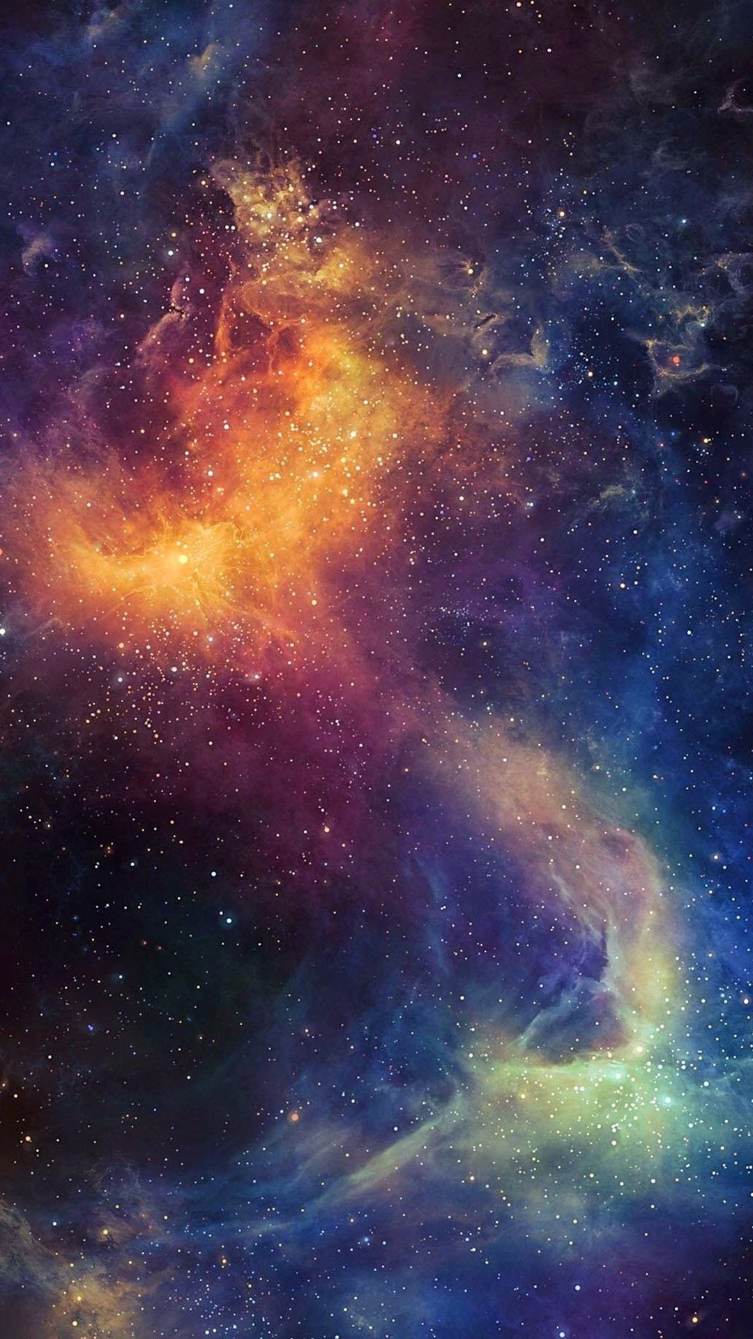 1080x1920  Beautiful Colored Space Nebula #iPhone #6 #plus #wallpaper |  iPhone .