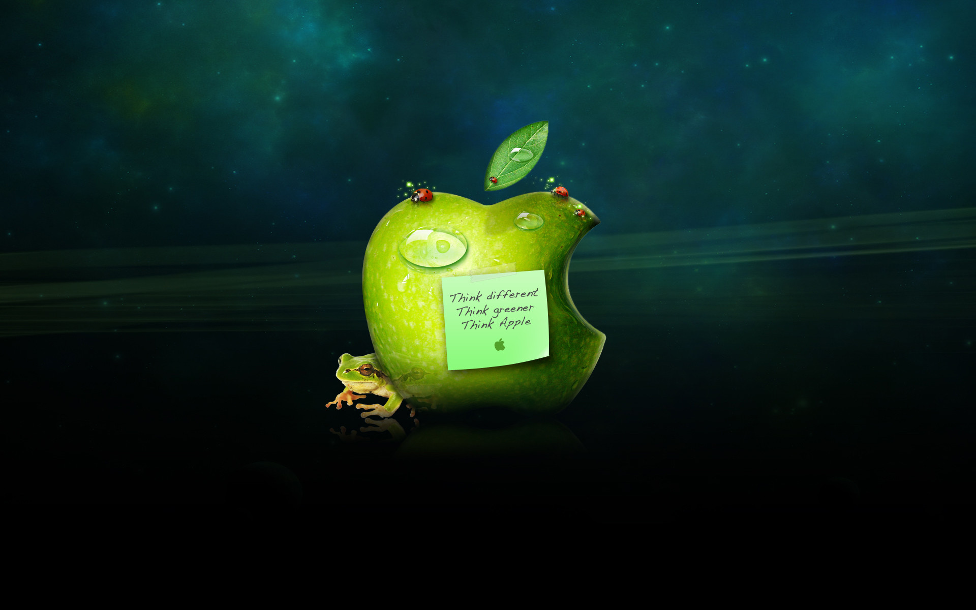 1920x1200 Fantastic Green Apple Logo Wallpaper Hd p te.org 1920Ã1080 Apple Logo HD