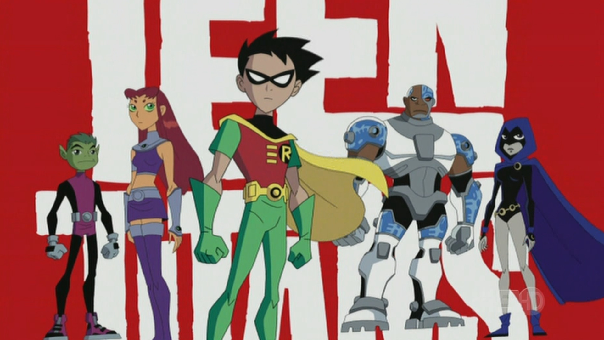 1920x1080 TV Show - Teen Titans Robin (Batman) Cyborg (DC Comics) Raven (