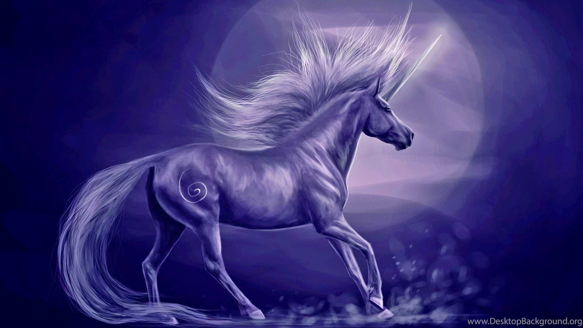 Wallpaper White and Purple Unicorn Illustration Background  Download Free  Image