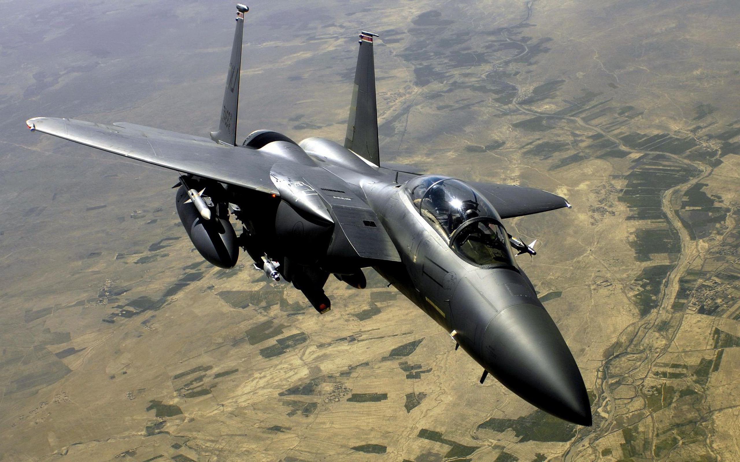 2560x1600 Aircraft Eagles F-15 Eagle Jet Military Planes - WallDevil ...