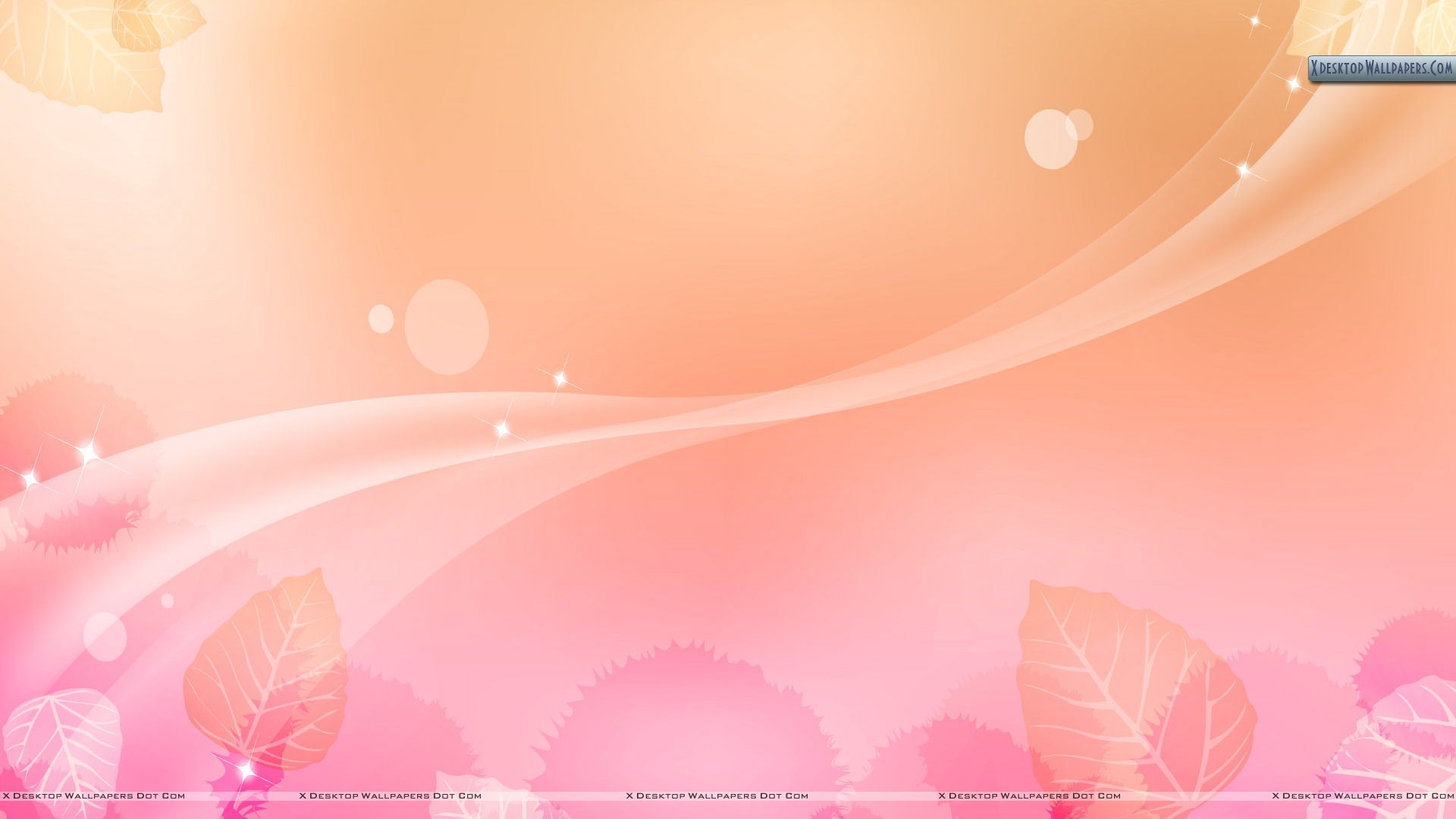 1920x1080 Light Pink Flower Abstract Background Wallpaper