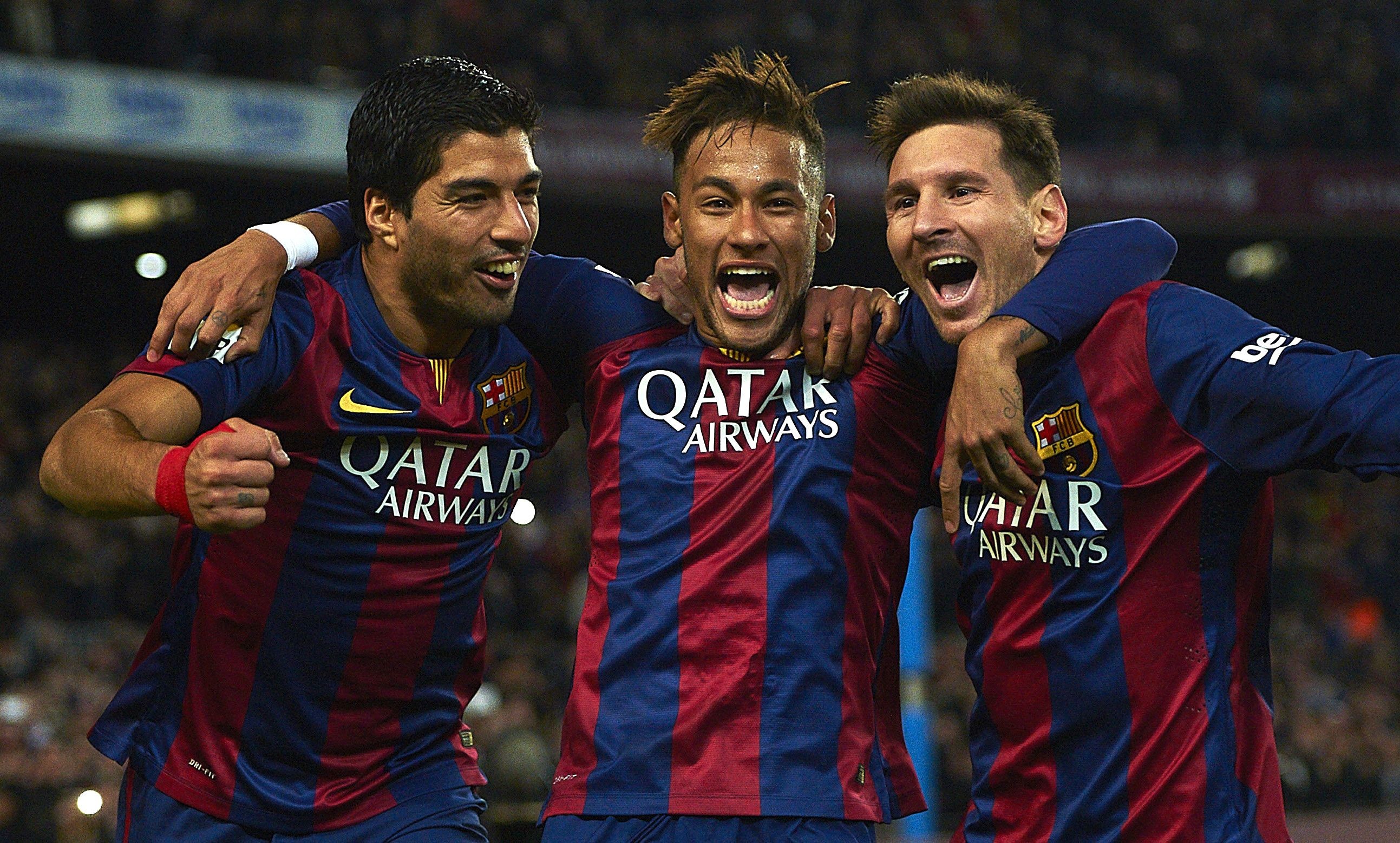 HD wallpaper MSN messi suarez neymar MSN Greatest Trio poster Sports  Football  Wallpaper Flare