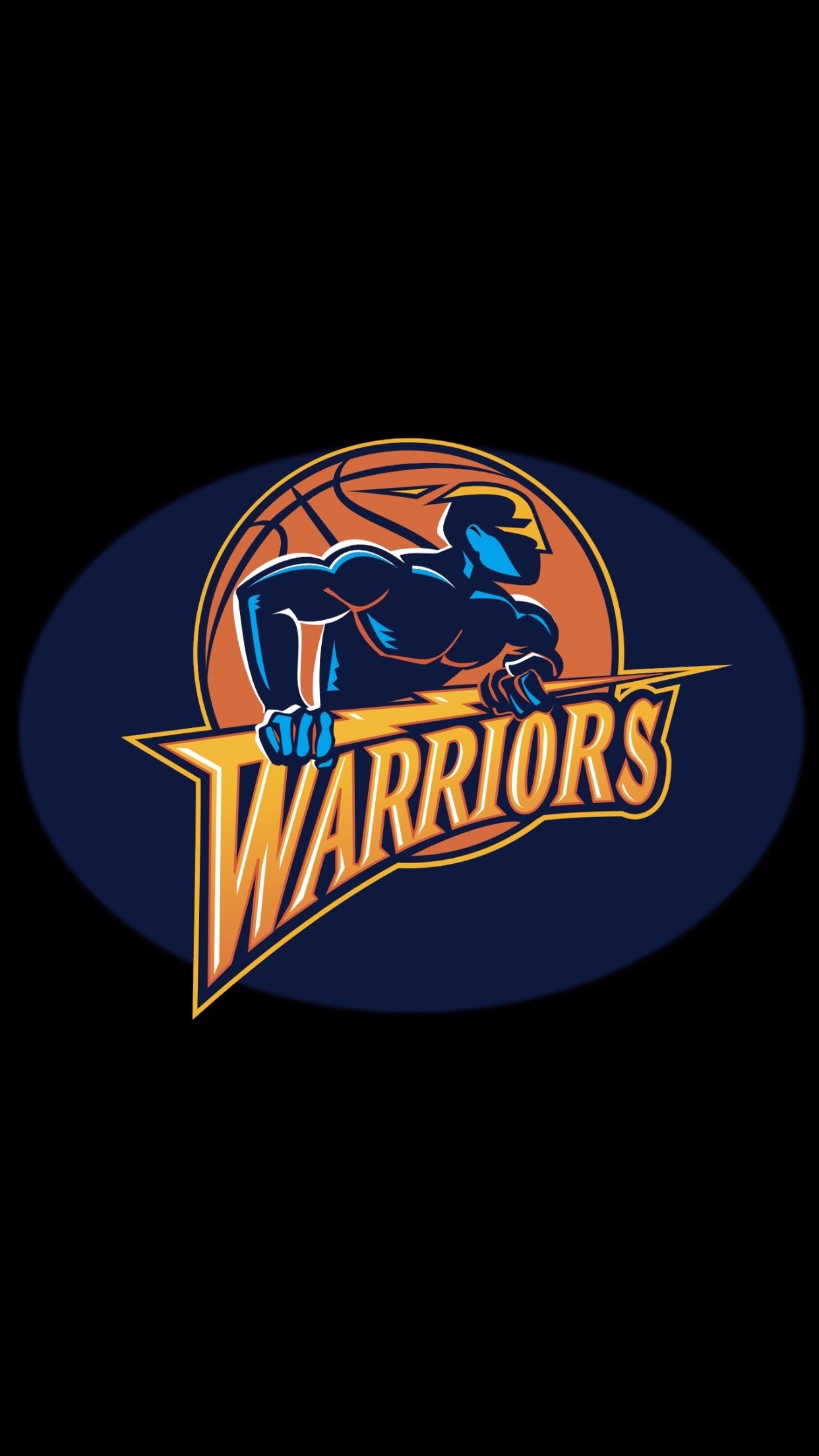 1242x2208 nba warriors 3Wallpapers iPhone Parallax NBA Warriors