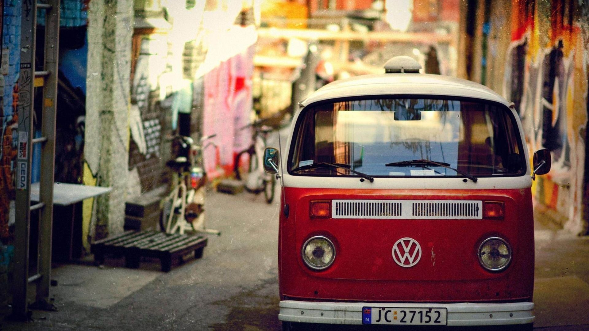 1920x1080 Van Volkswagen VW Bus Background