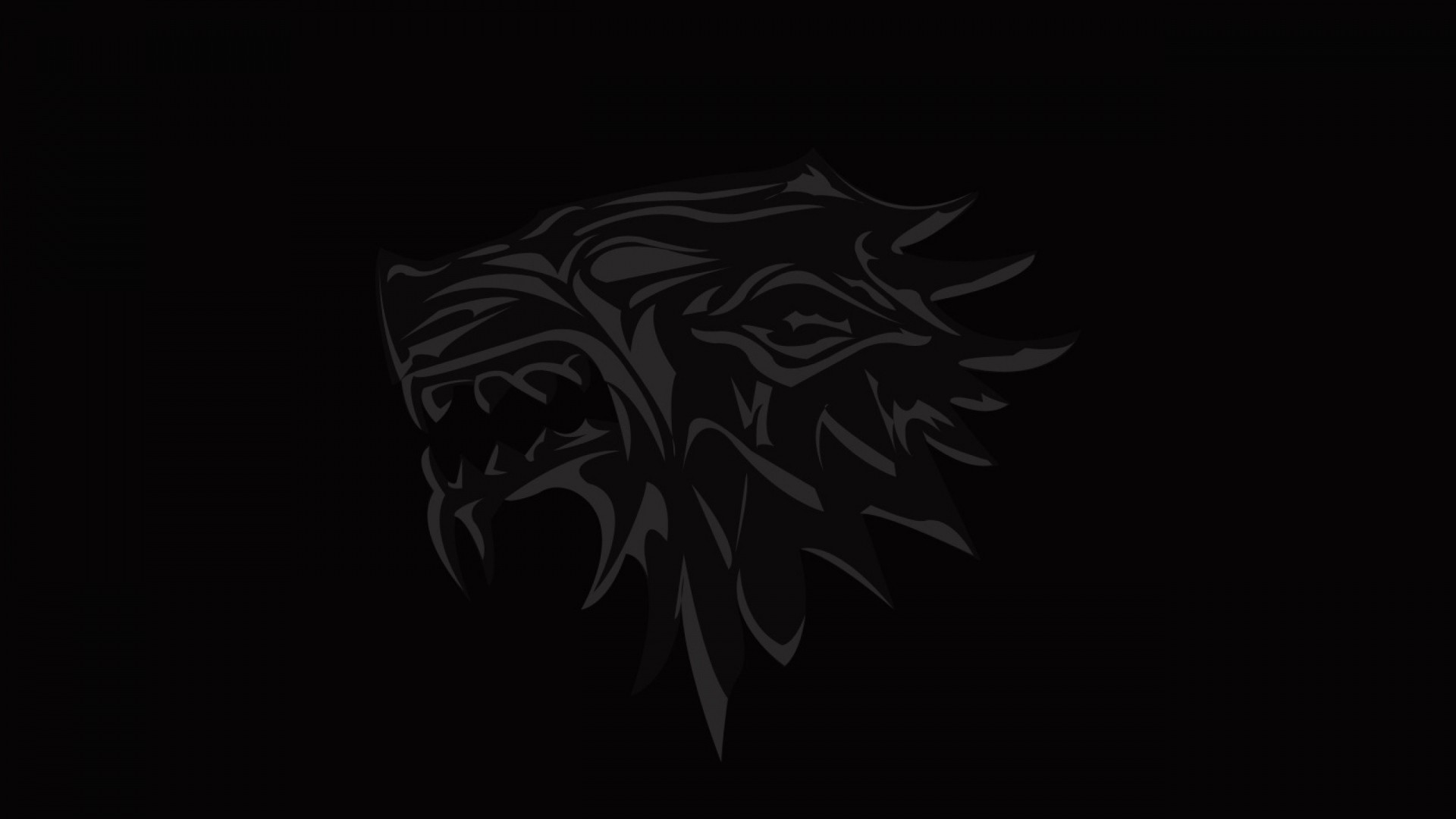 1920x1080 ... Background Full HD 1080p.  Wallpaper house of stark, game of  thrones, logo, emblem, wolf