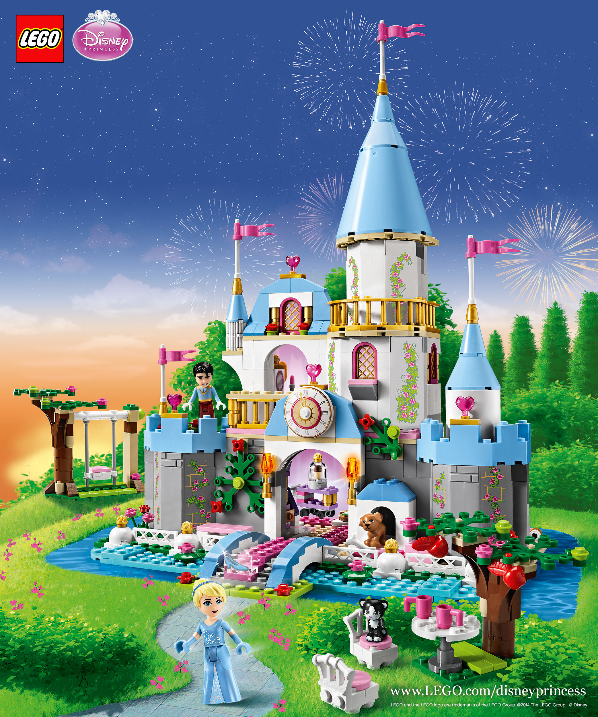 2085x2500 Cinderella's amazing castle wallpaper