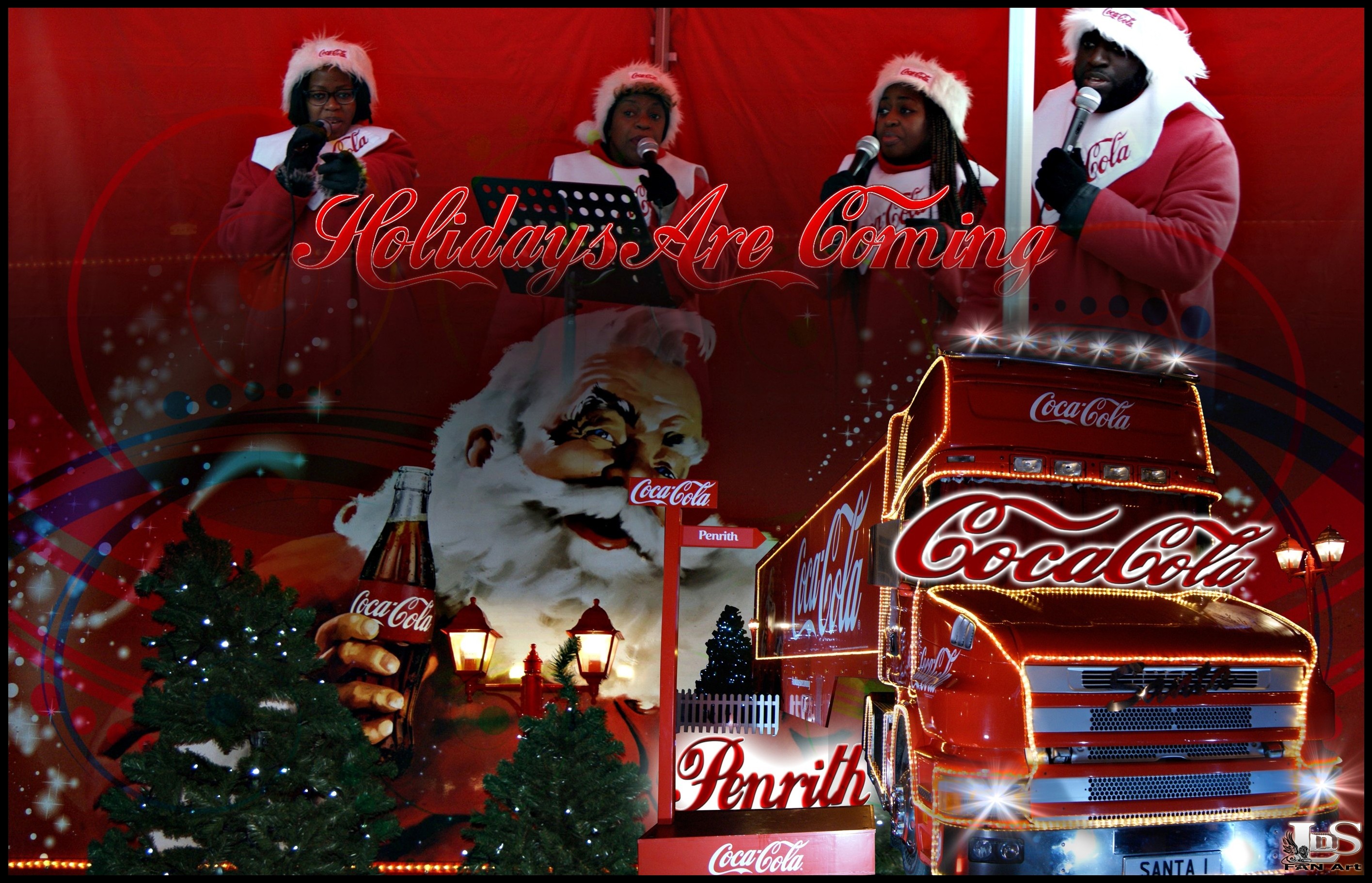 2831x1822 CocaCola- images Coca-Cola ChristmasTruck Holidays Are Coming HD wallpaper  and background photos
