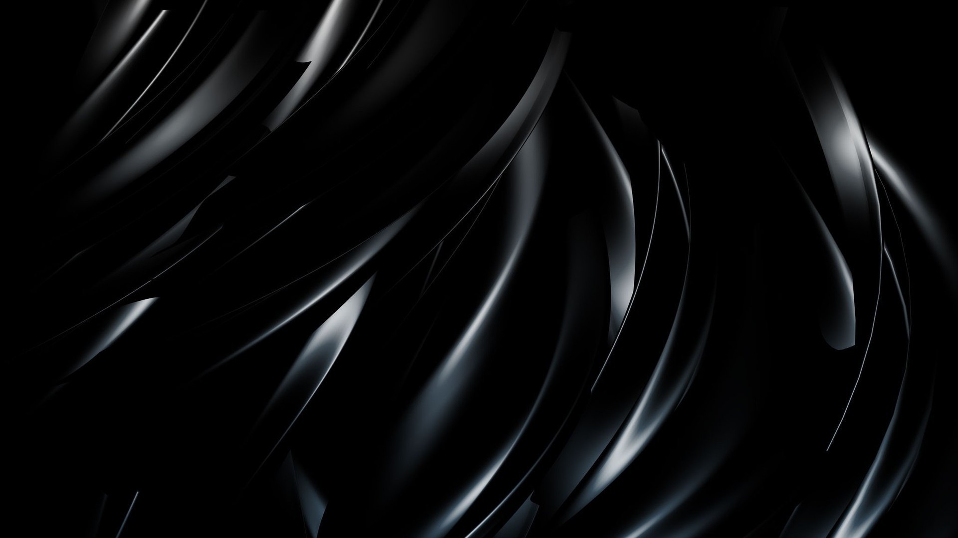 1920x1080 3D Black Abstract Wallpapers