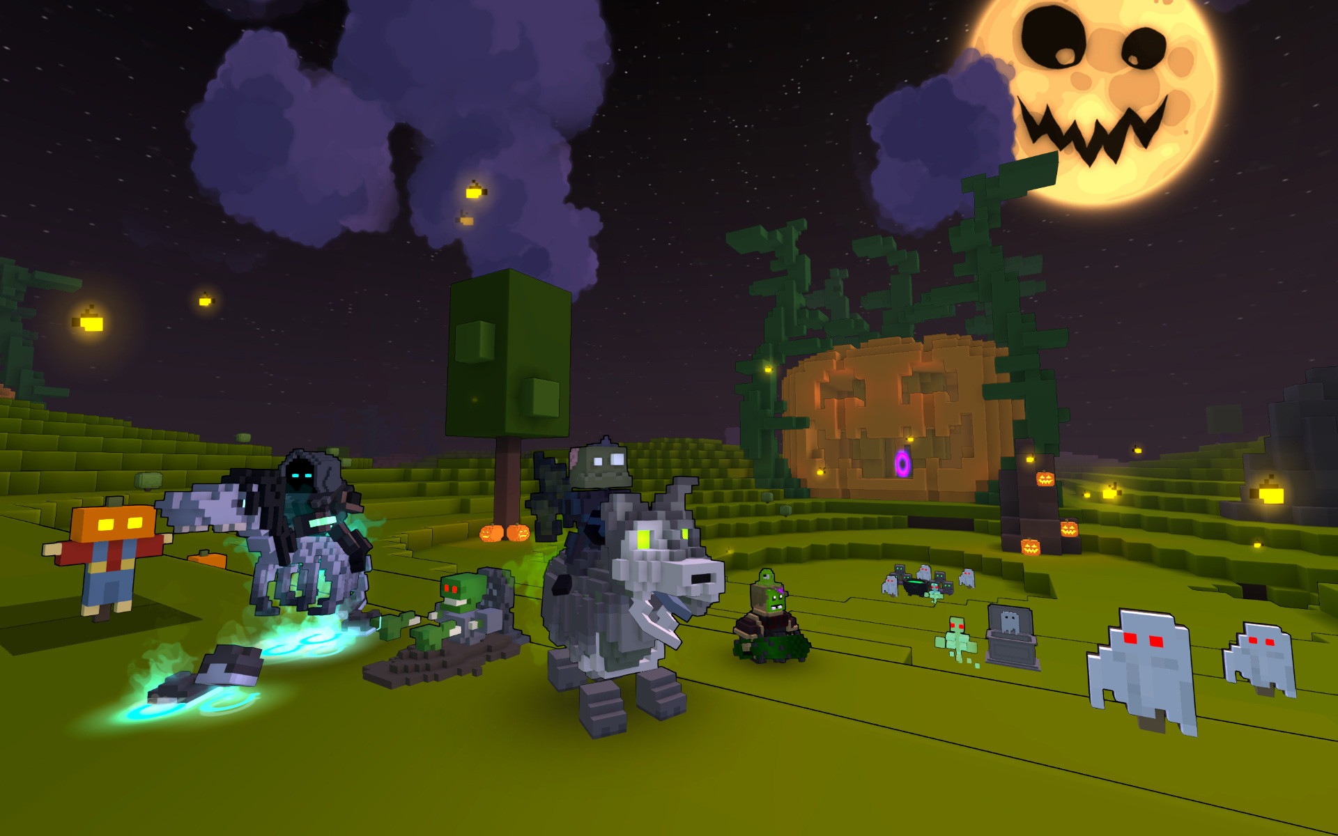 1920x1200 Trove is a voxel-based game with building elements, having elements from  games like Cube World with its more action orientated combat and collecting  ...